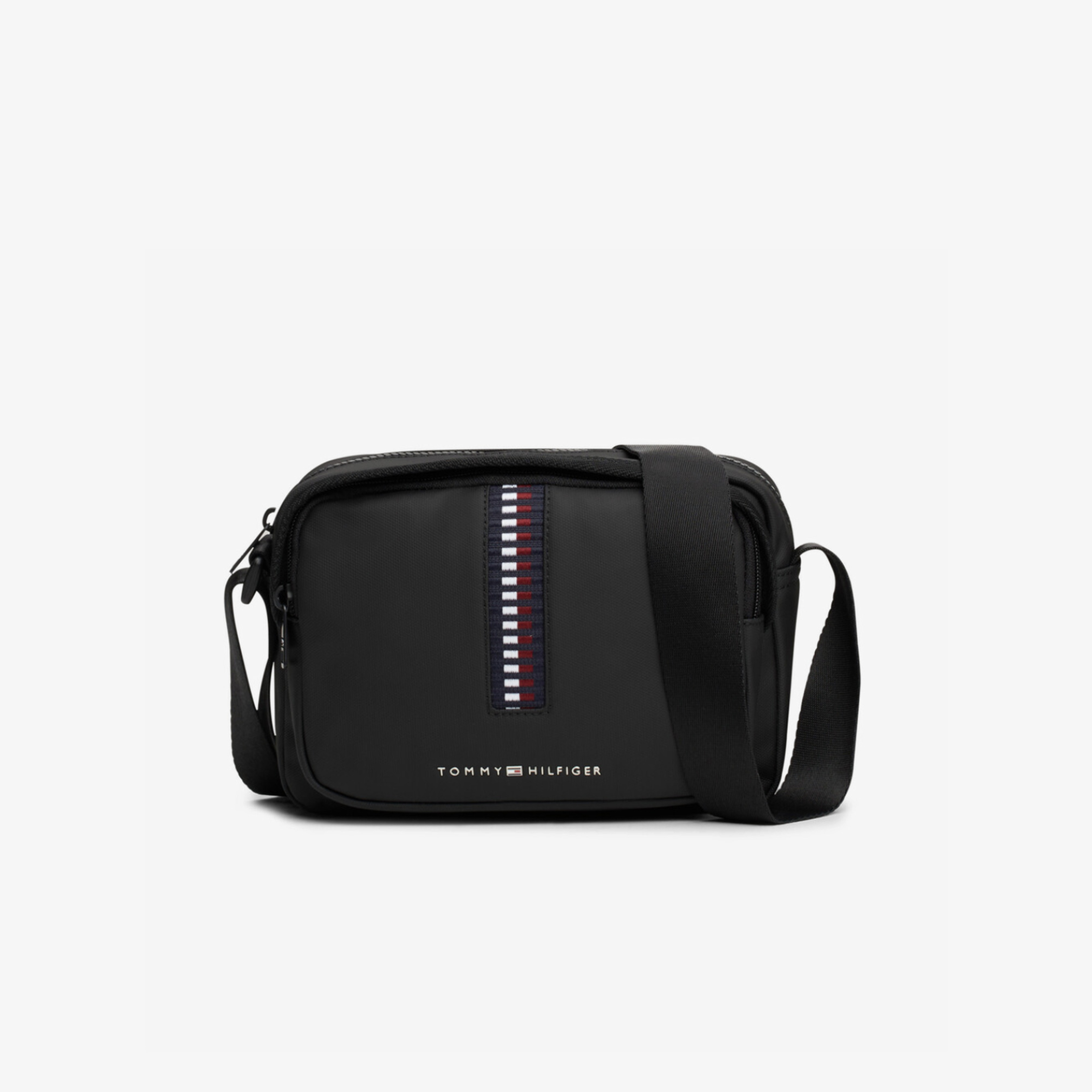 Tommy Hilfiger Corp Camera Bag Erkek Siyah Omuz Çantası