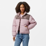 Karl Kani Og Reversible Puffer Kadın Pembe Ceket