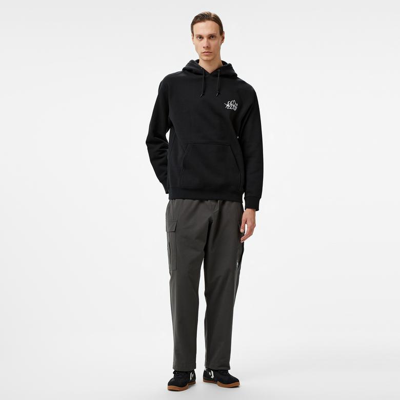 HUF Glow Pullover Erkek Siyah Sweatshirt