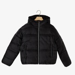 Calvin Klein Jeans Logo Aop Puffer Çocuk Siyah Mont