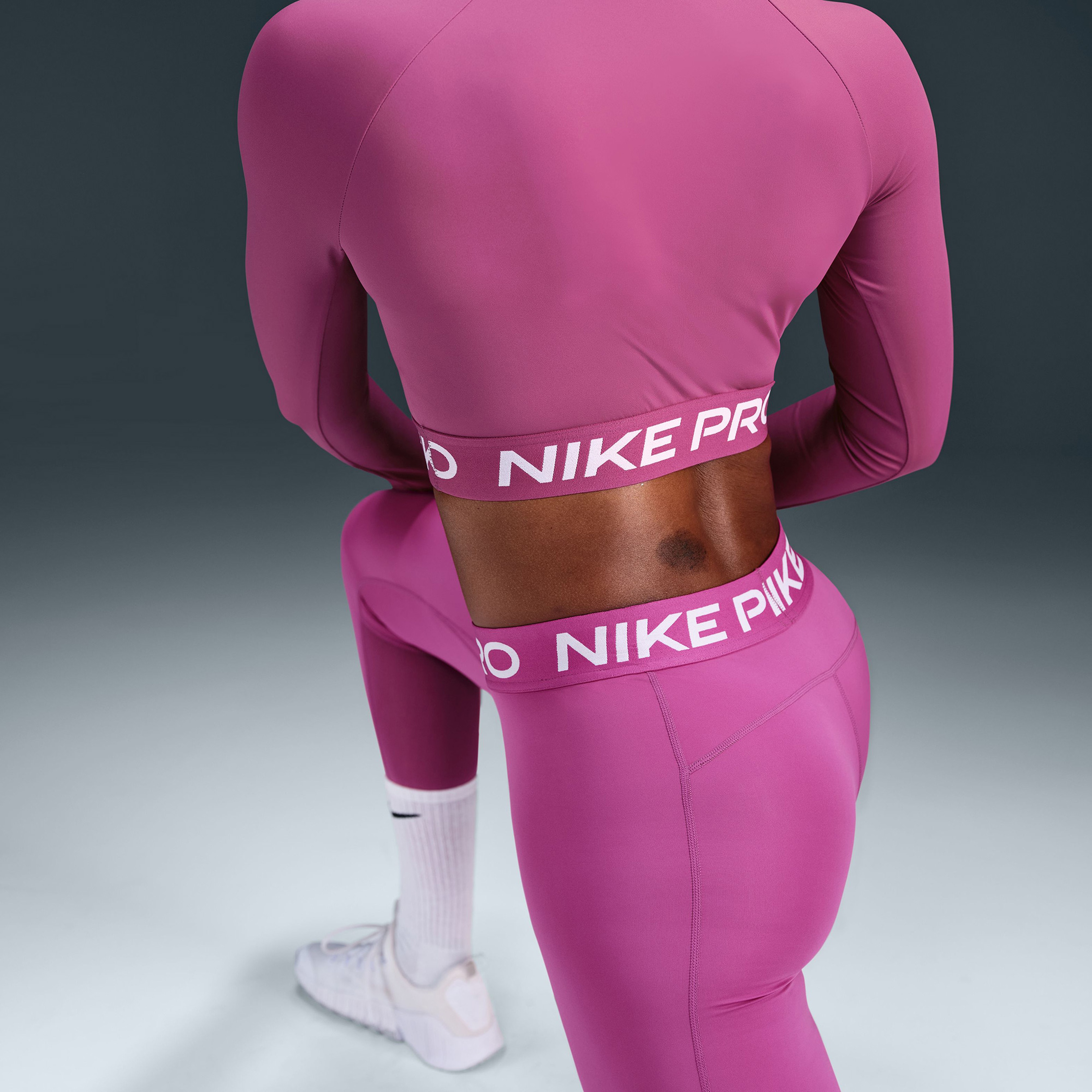 Nike Pro 365 Kadın Mor Antrenman Taytı