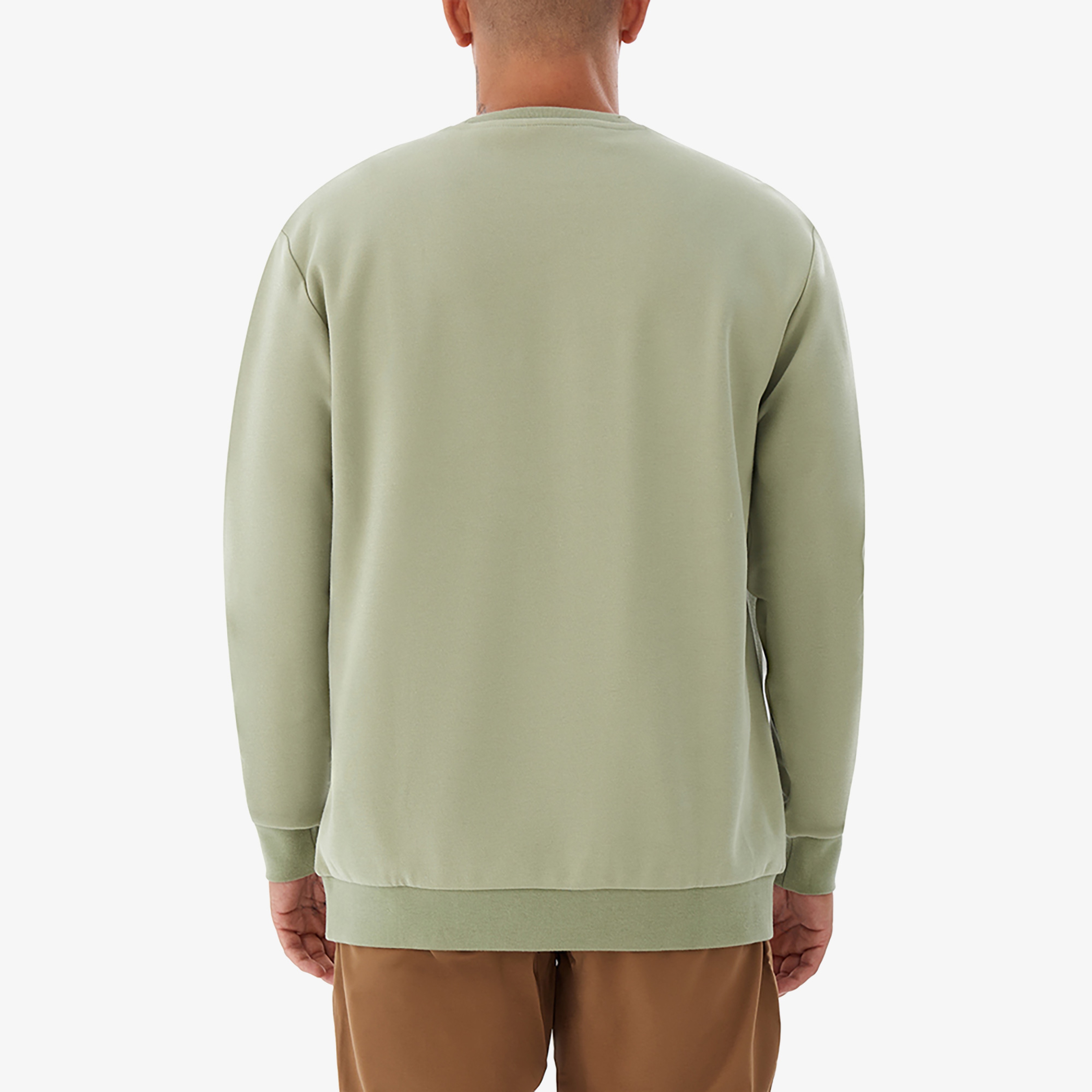 Columbia Gem Label Crewneck Erkek Açık Yeşil Sweatshirt