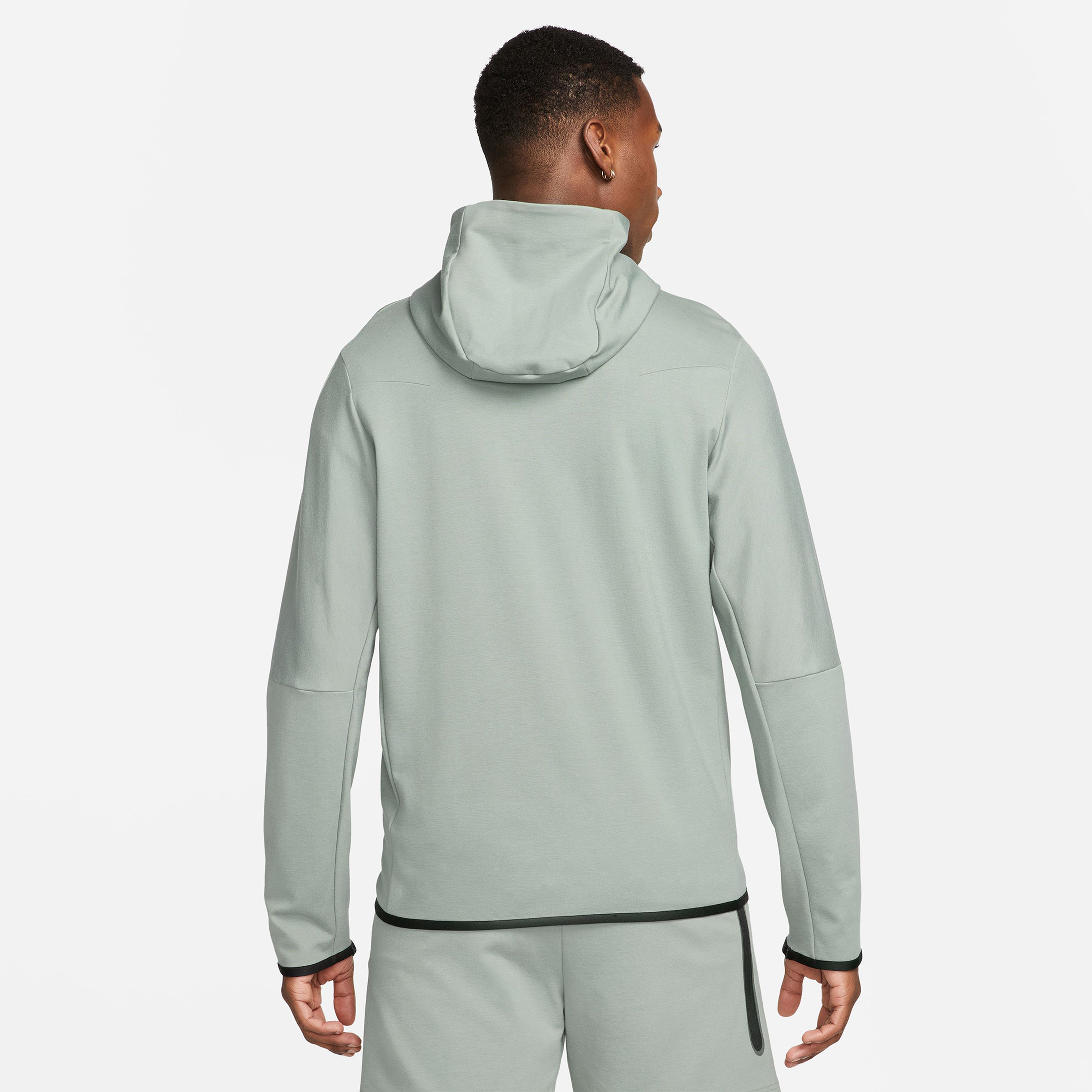 Nike Sportswear Tech Fleece Lightweight Full-Zip Erkek Gri Eşofman Üstü