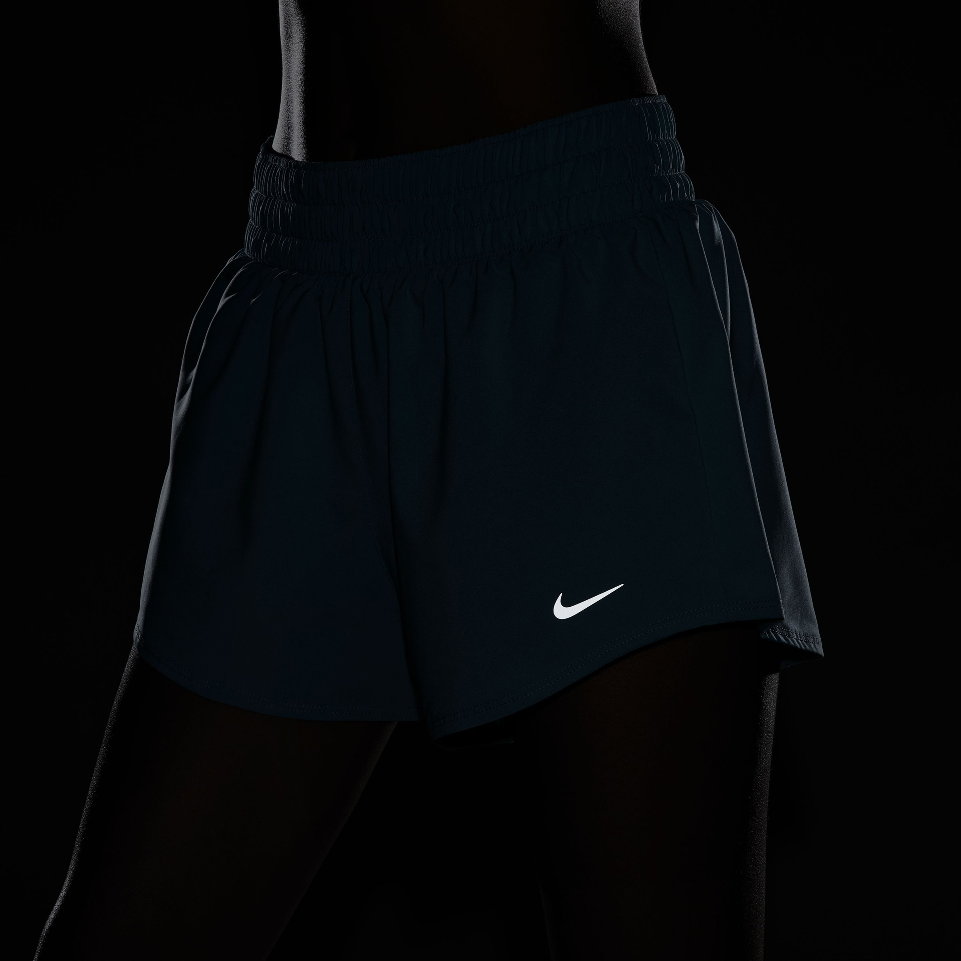 Nike Dri-Fit One 3in1 Kadın Mavi Şort