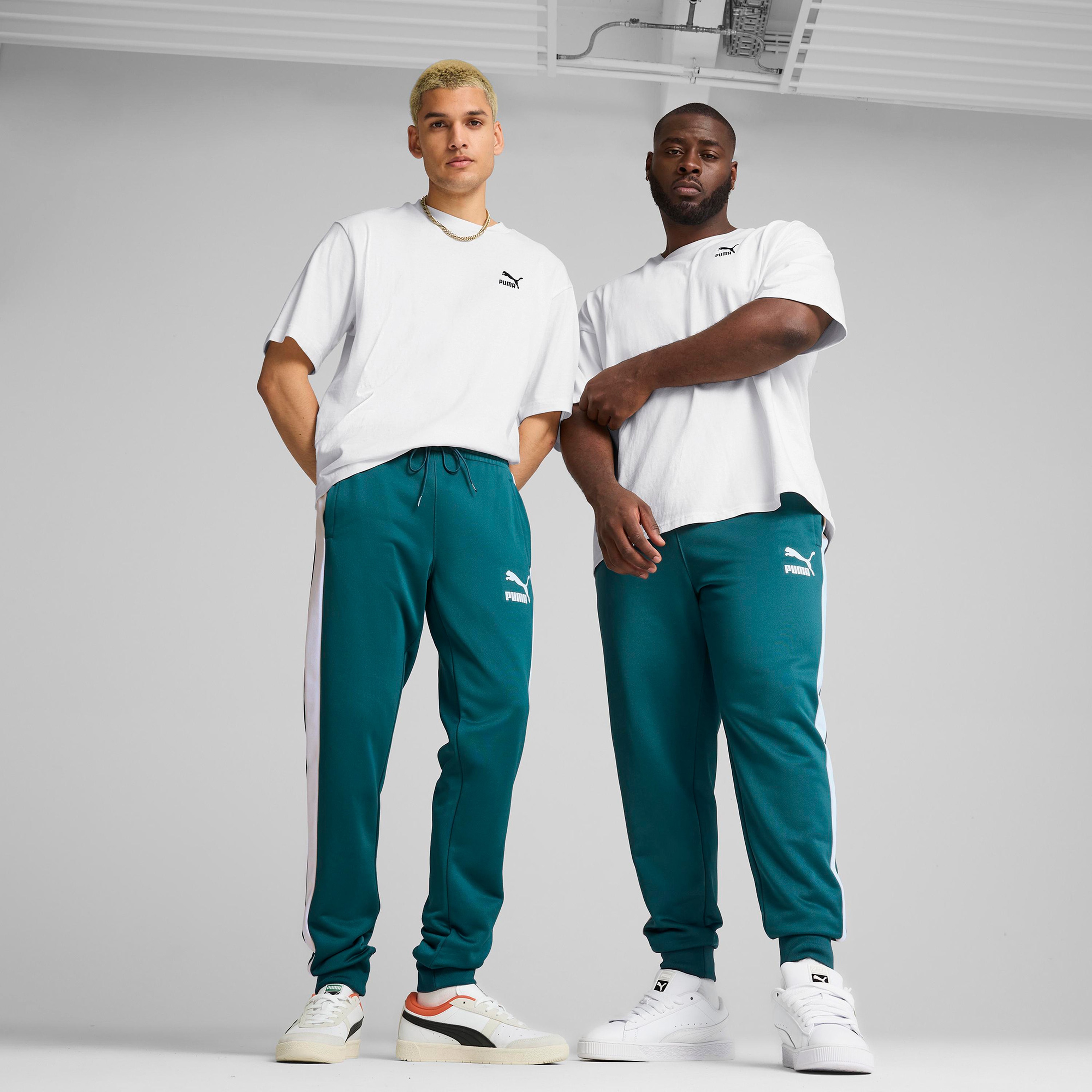 Puma T7 Iconic Track Erkek Yeşil Eşofman Altı