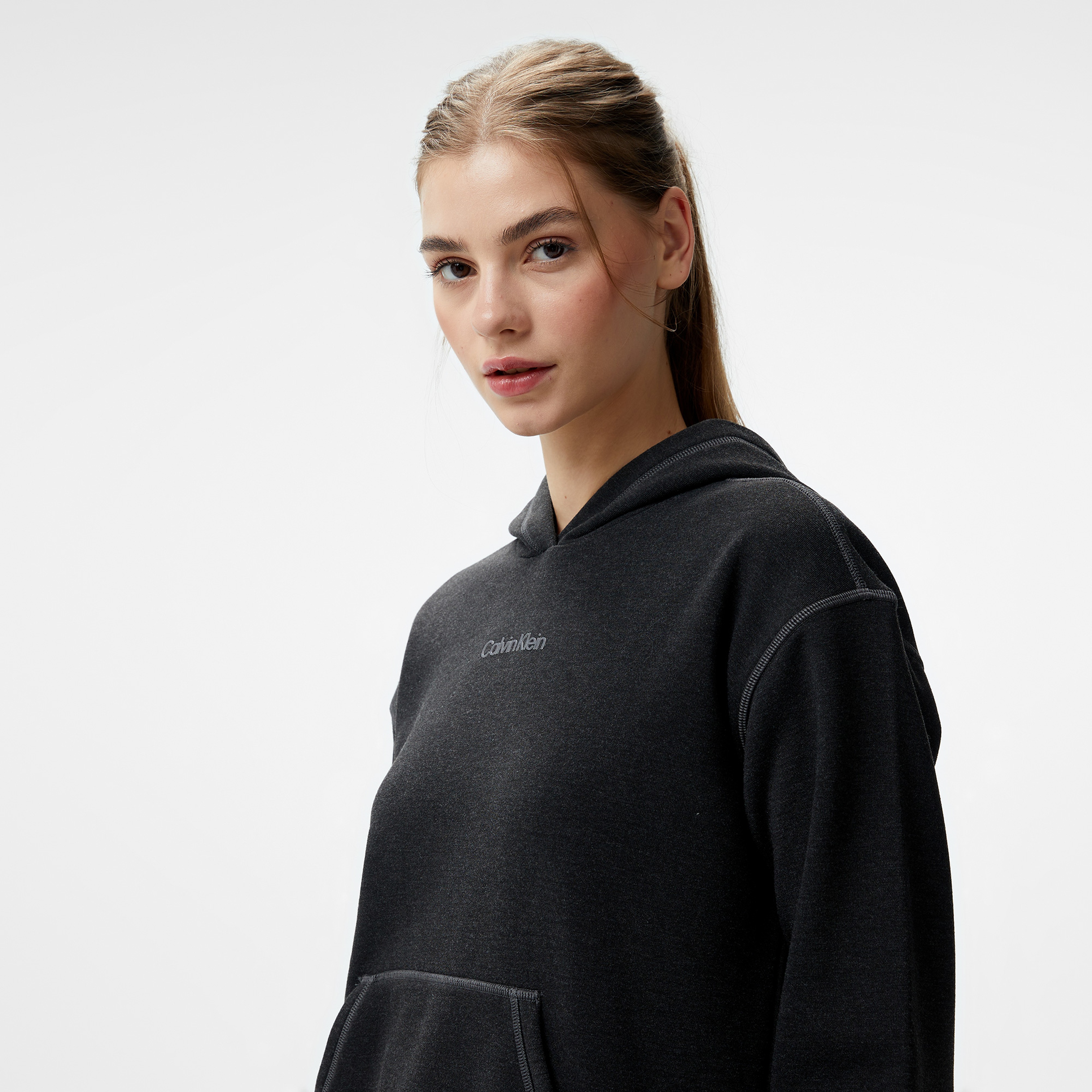 Calvin Klein Kadın Siyah Sweatshirt