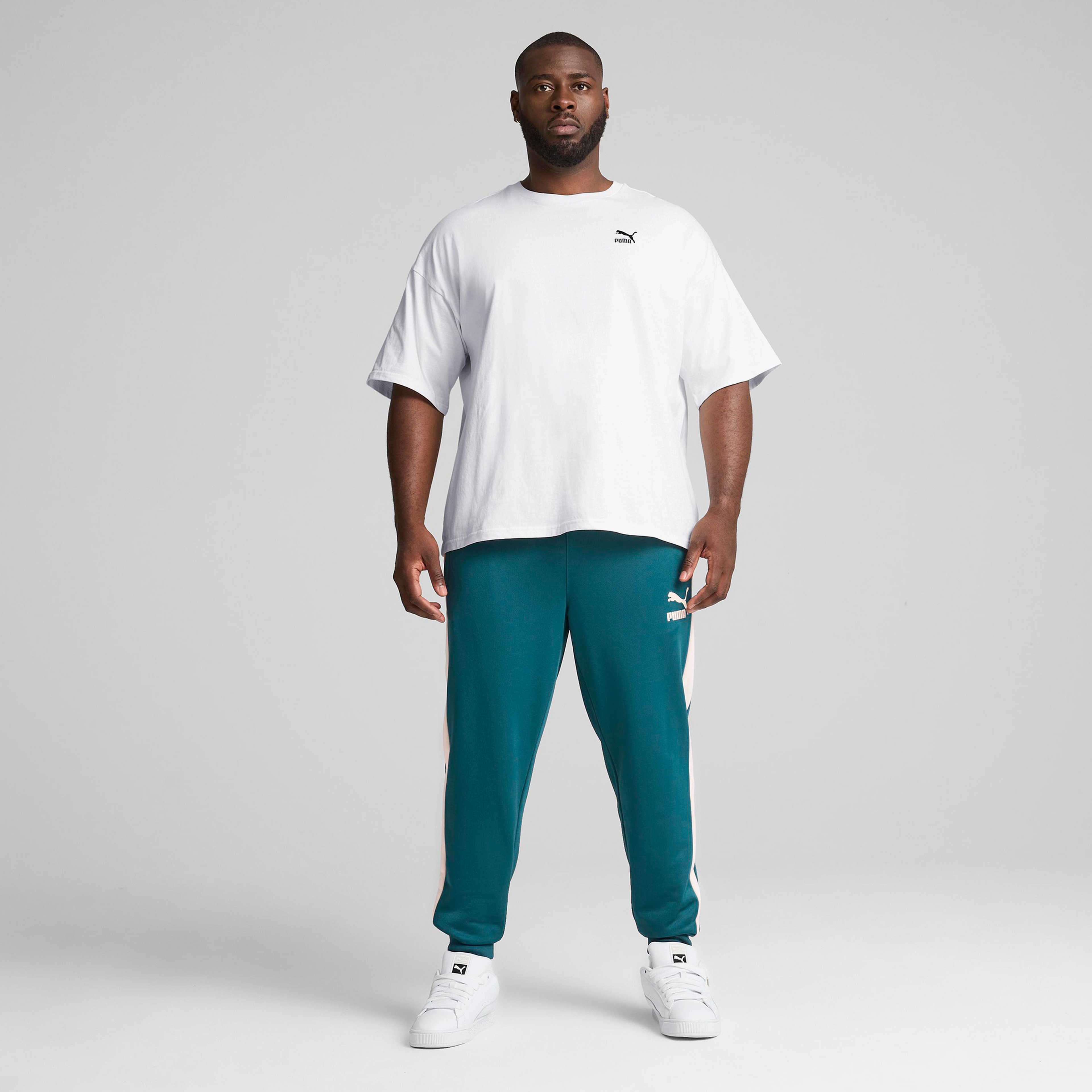 Puma T7 Iconic Track Erkek Yeşil Eşofman Altı