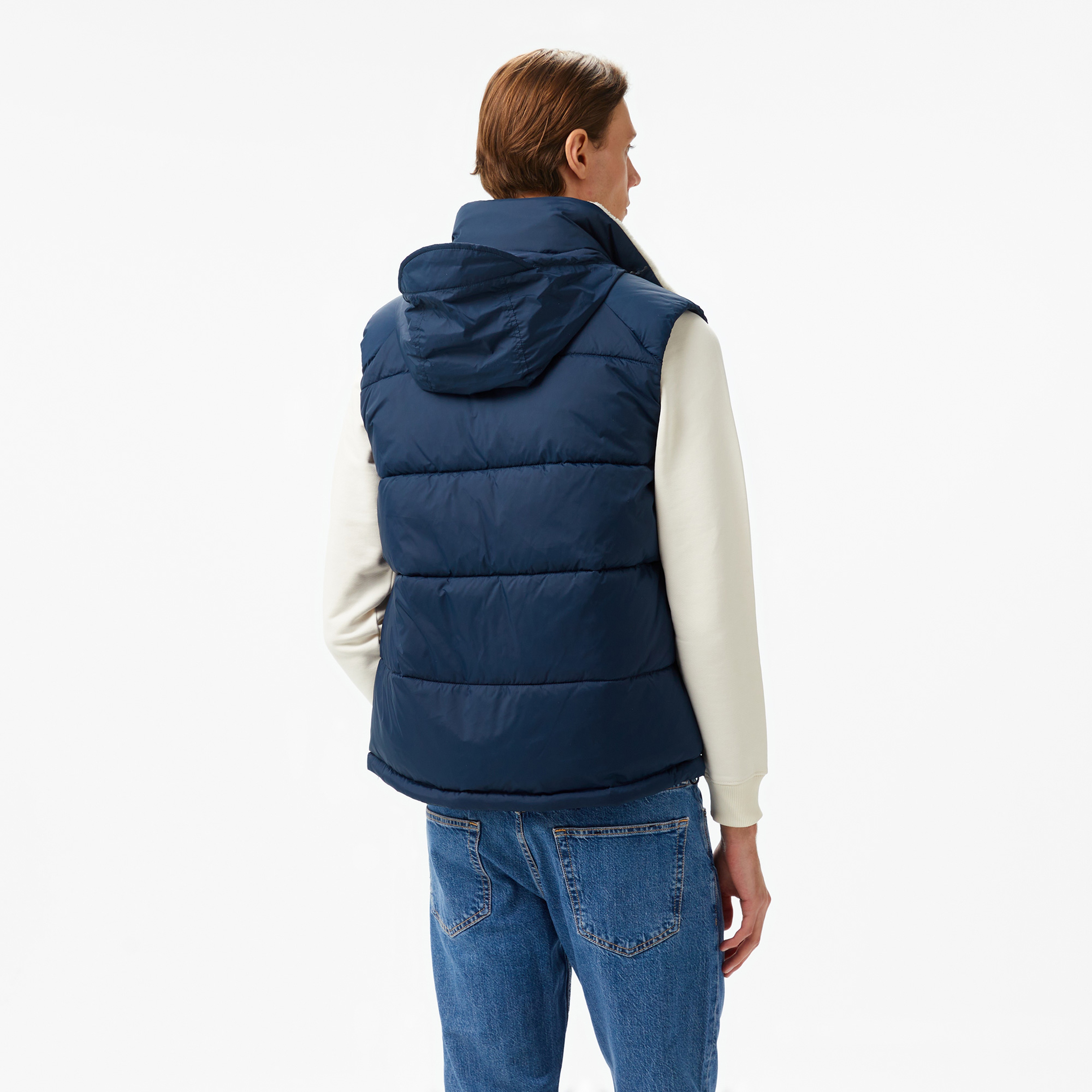 Tommy Hilfiger Jeans Vail Puffer Erkek Lacivert Yelek