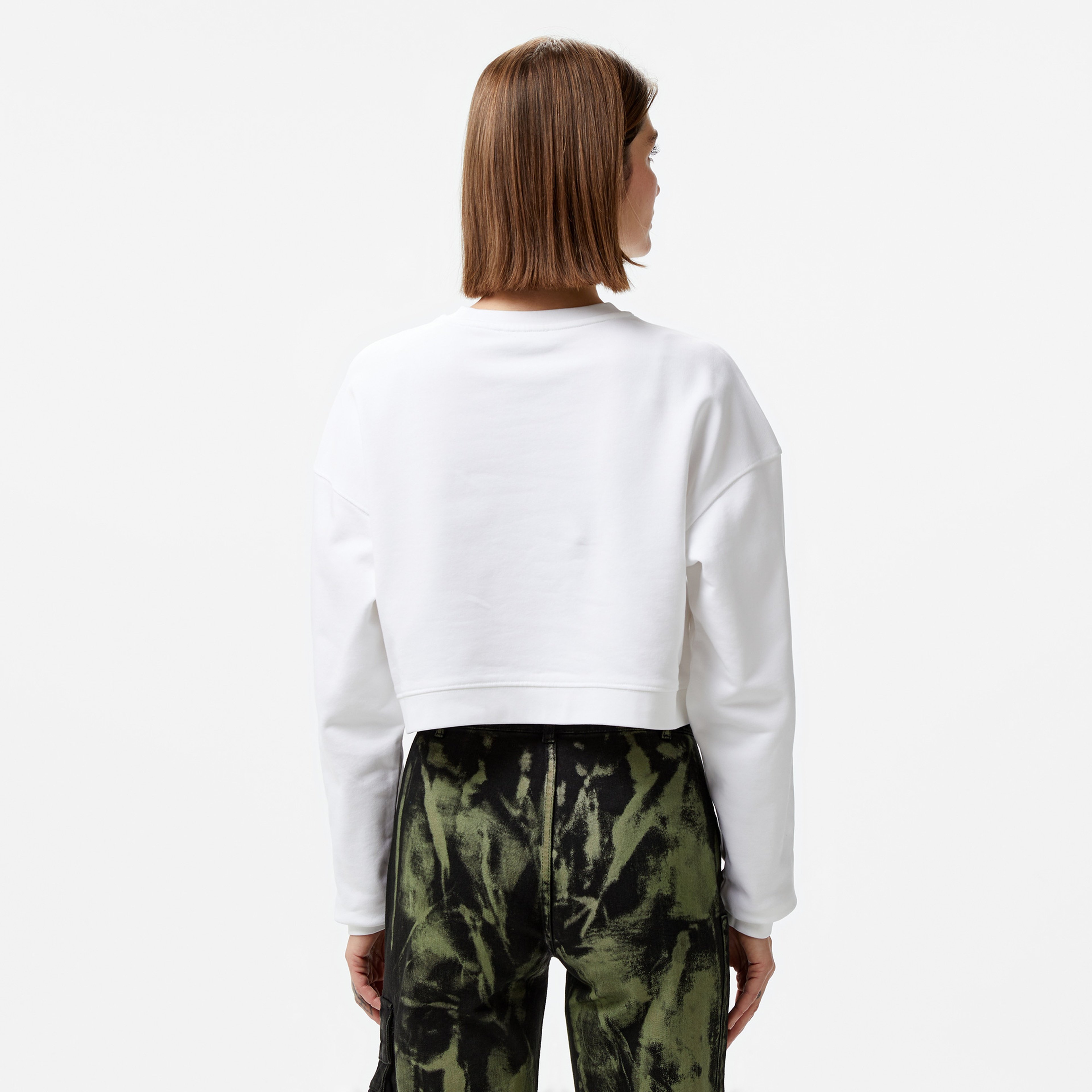 Les Benjamins 005 Kadın Beyaz Sweatshirt