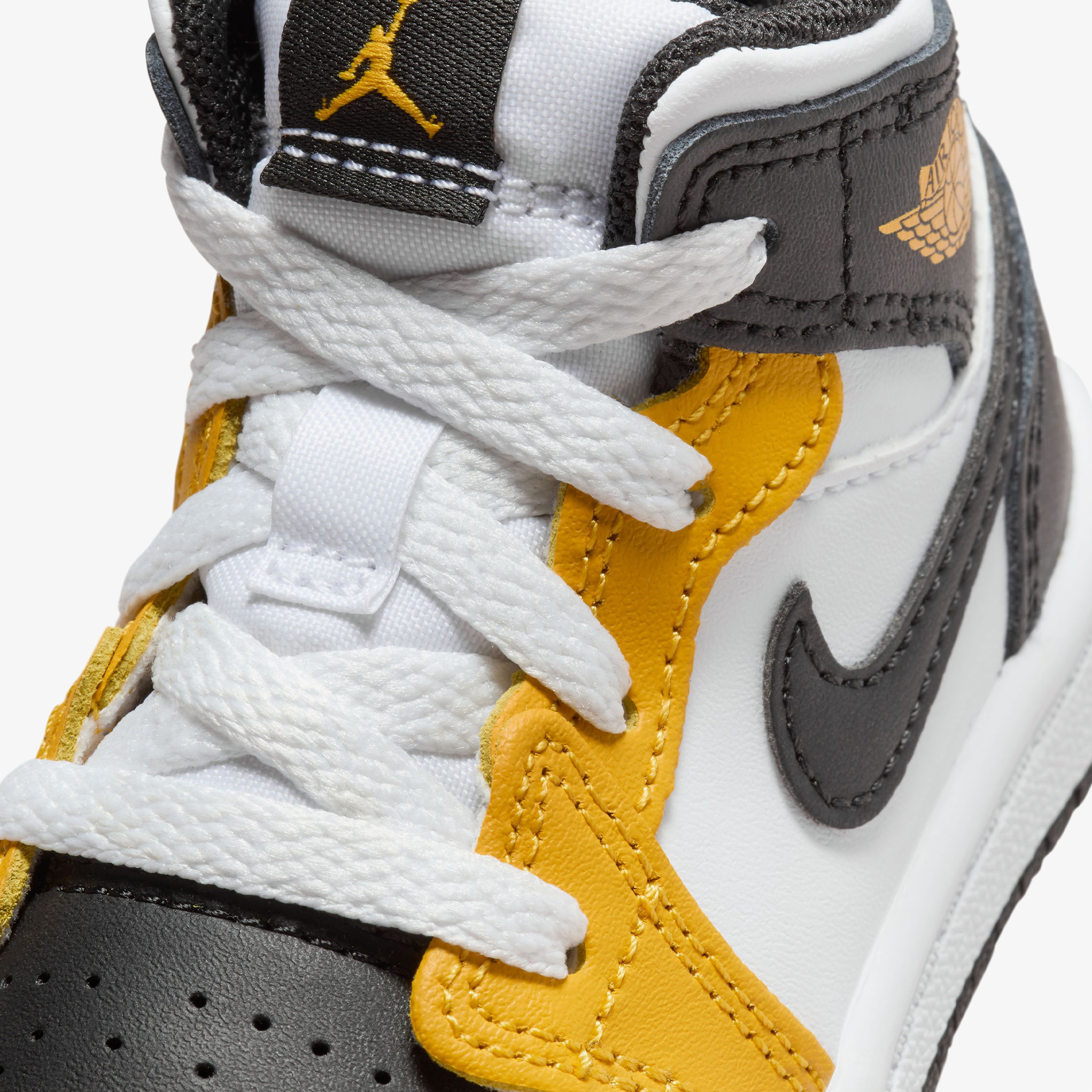 Jordan 1 Mid Çocuk Sarı Spor Ayakkabı