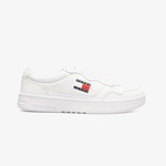 Tommy Hilfiger Jeans Cupsole Leather Erkek Beyaz Spor Ayakkabı
