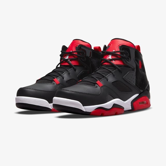 Nike Air Jordan Flight Club 91 Erkek Siyah Basketbol Ayakkabısı - Görsel 5