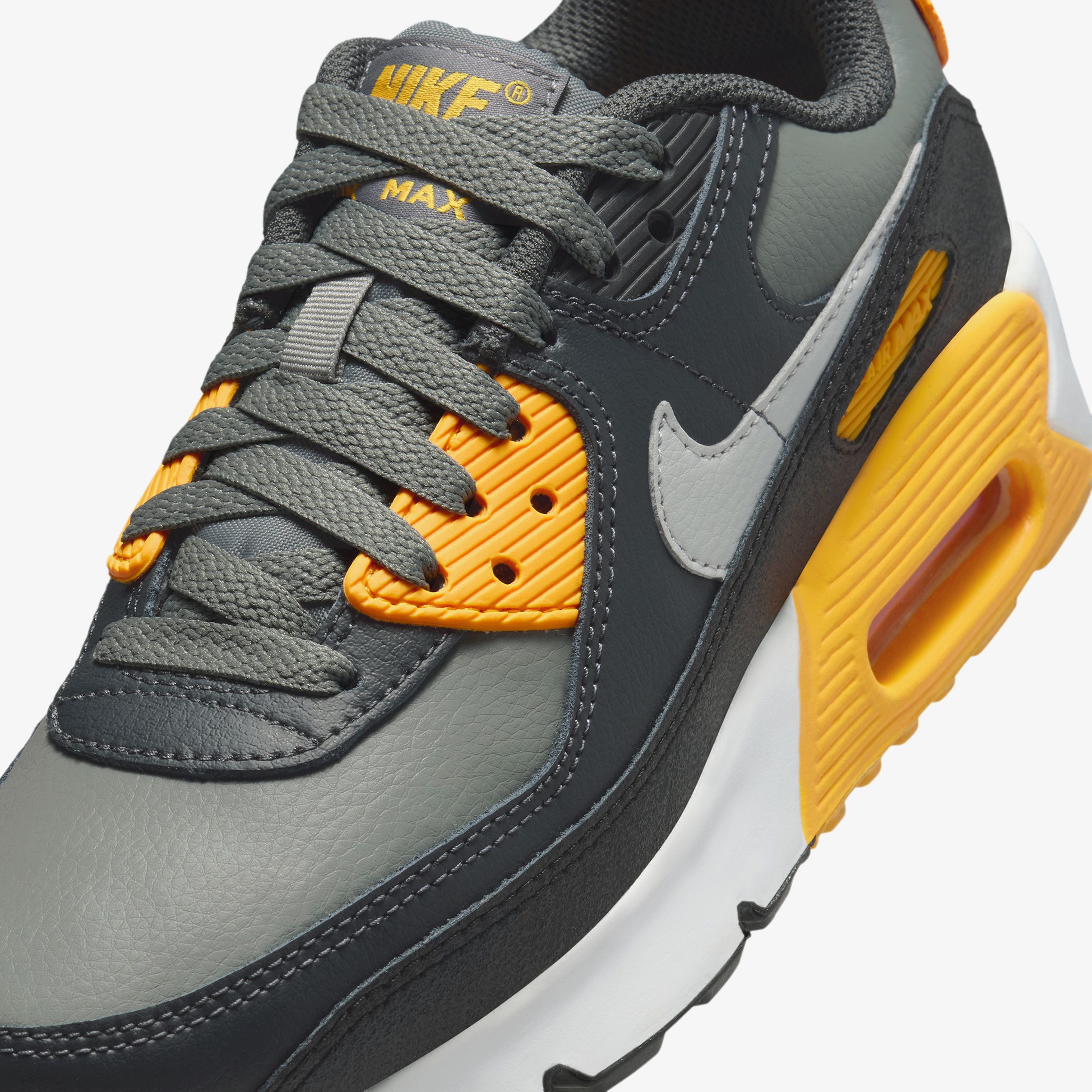 Nike Air Max 90 Genç Gri Spor Ayakkabı