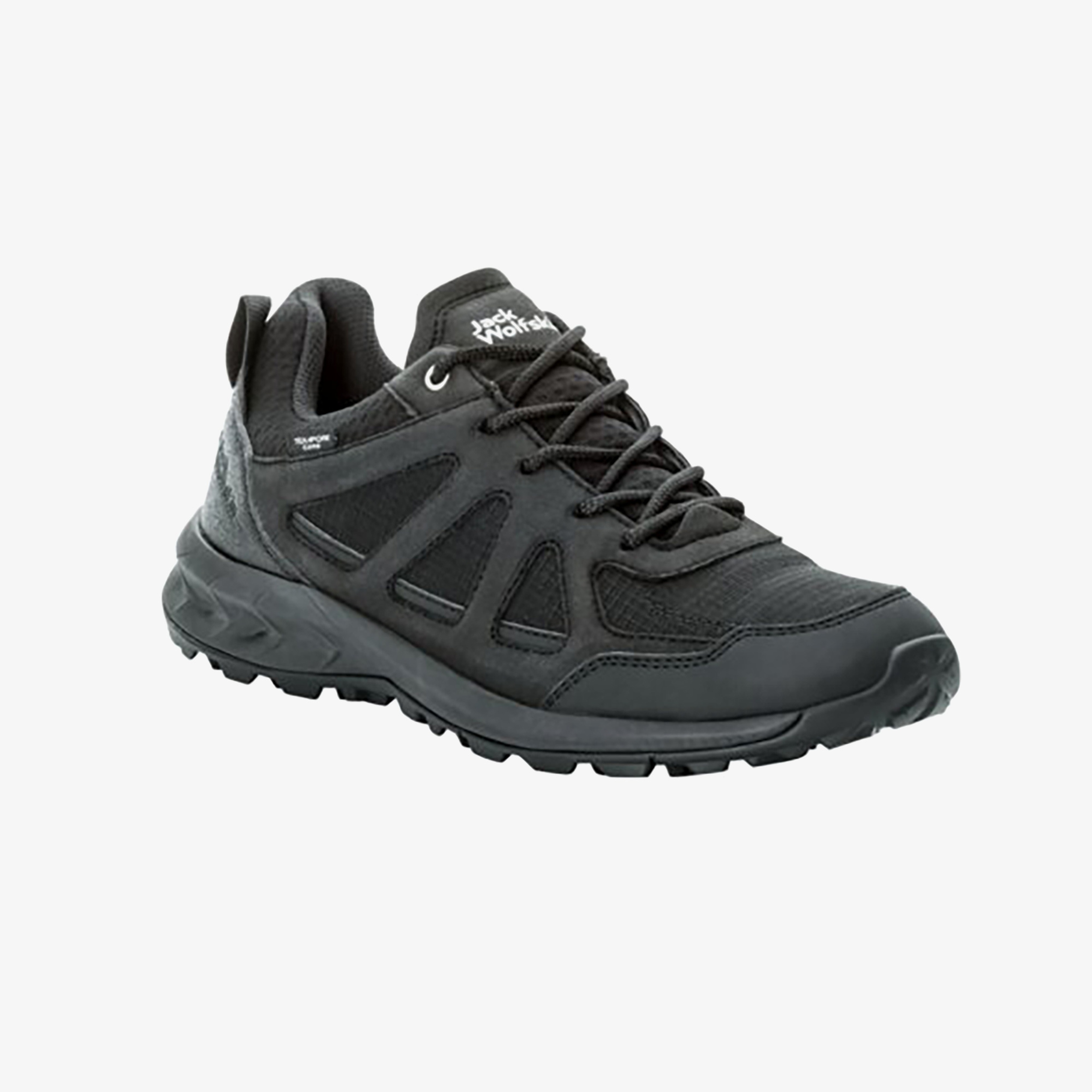 Jack Wolfskin Woodland 2 Texapore Low Kadın Siyah Spor Ayakkabı