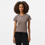 Karl Kani Small Signature Kadın Bej T-Shirt