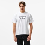 Market Smiley C.A.M. Erkek Beyaz T-Shirt