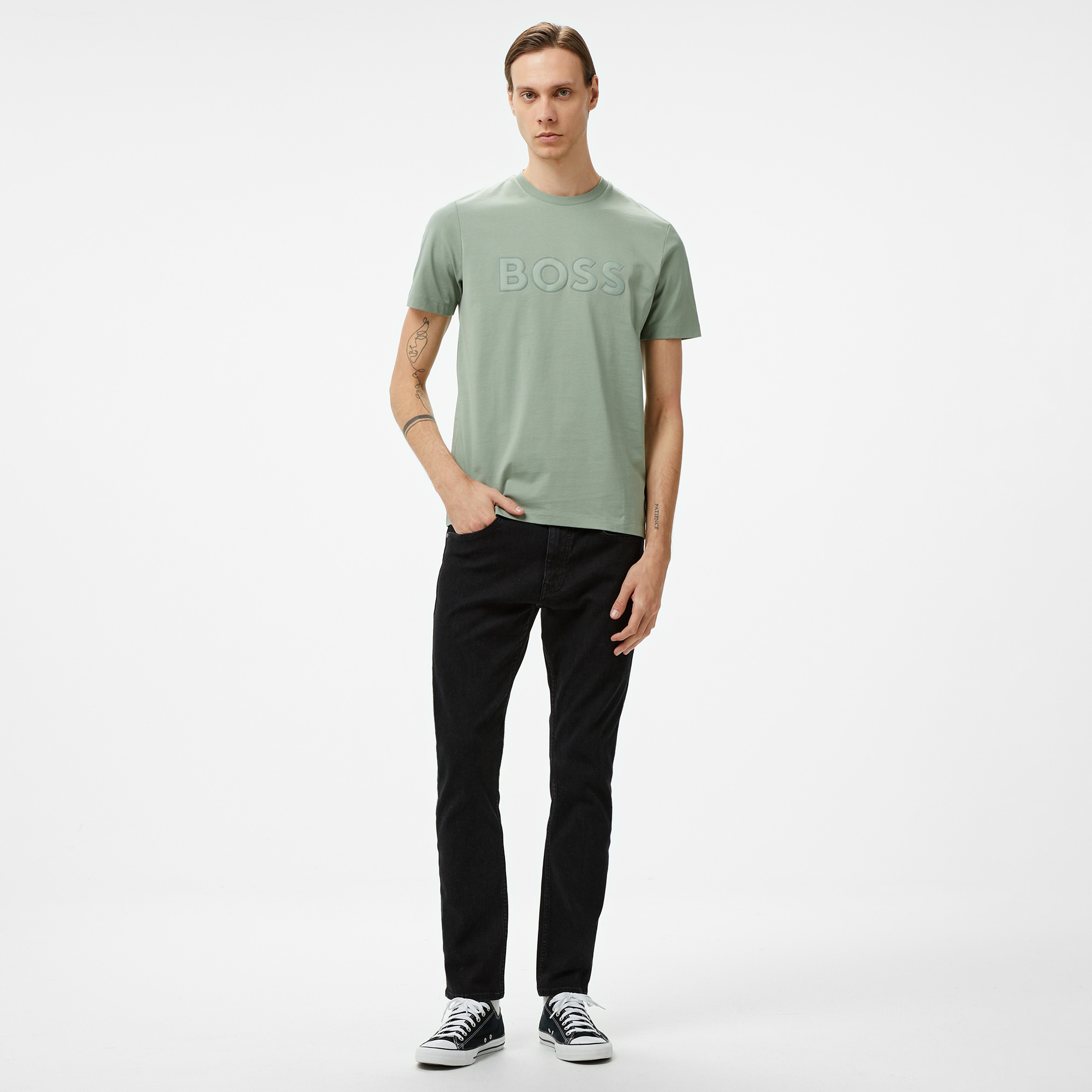 Boss C-Thompson 60 Erkek Yeşil T-Shirt