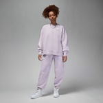 Jordan Flight Fleece Kadın Mor Sweatshirt