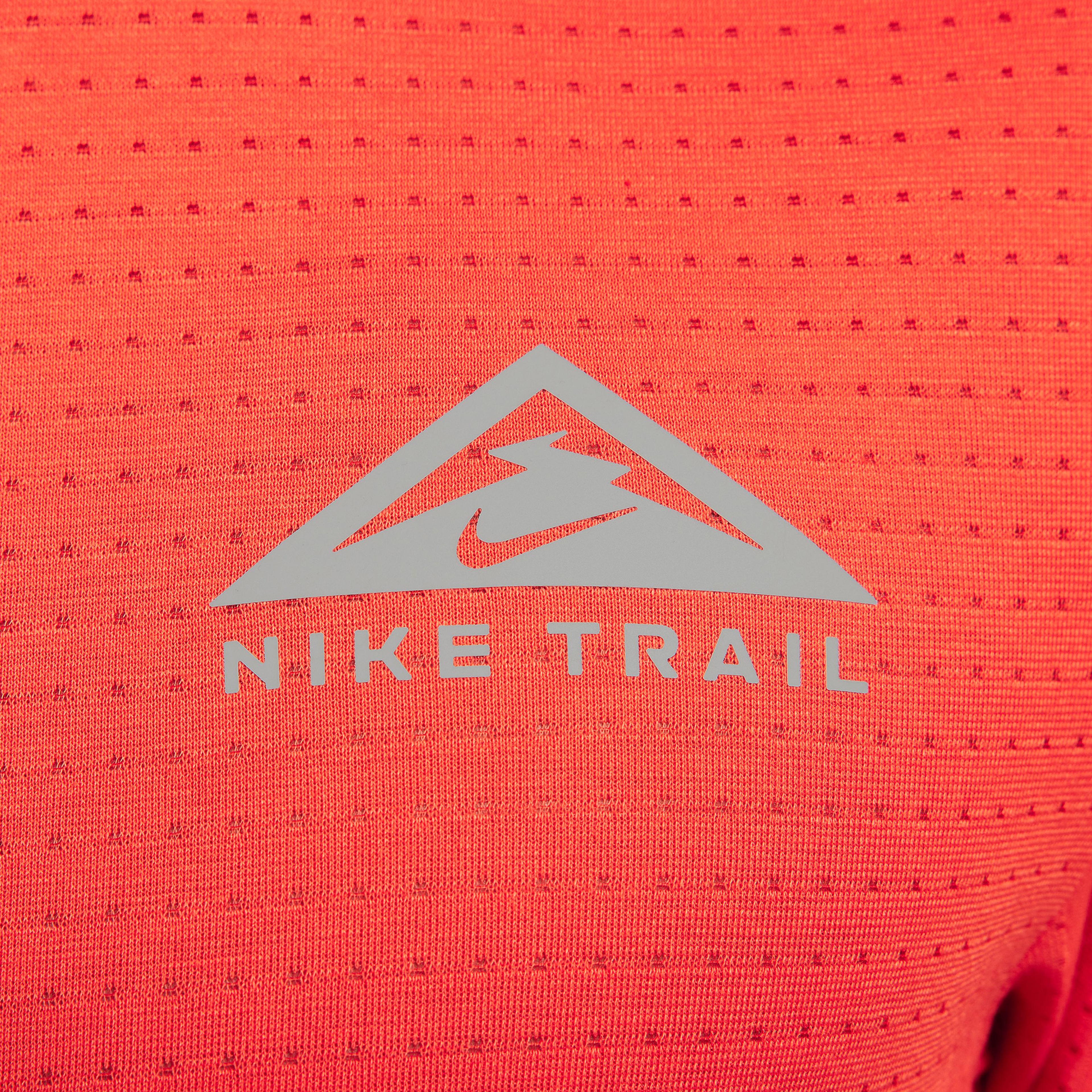 Nike Dri-Fit Trail Solar Chase Erkek Turuncu T-Shirt