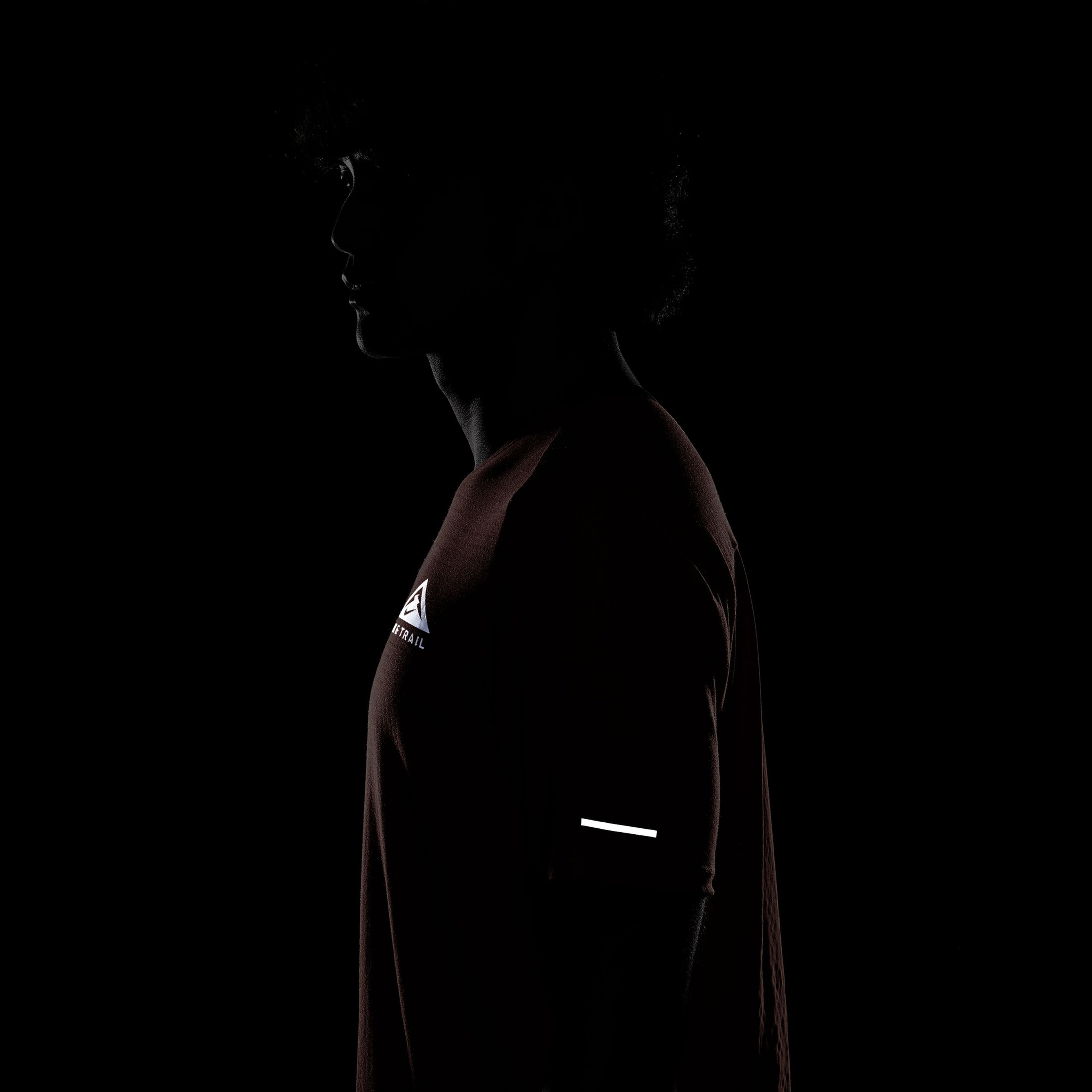 Nike Dri-Fit Trail Solar Chase Erkek Turuncu T-Shirt