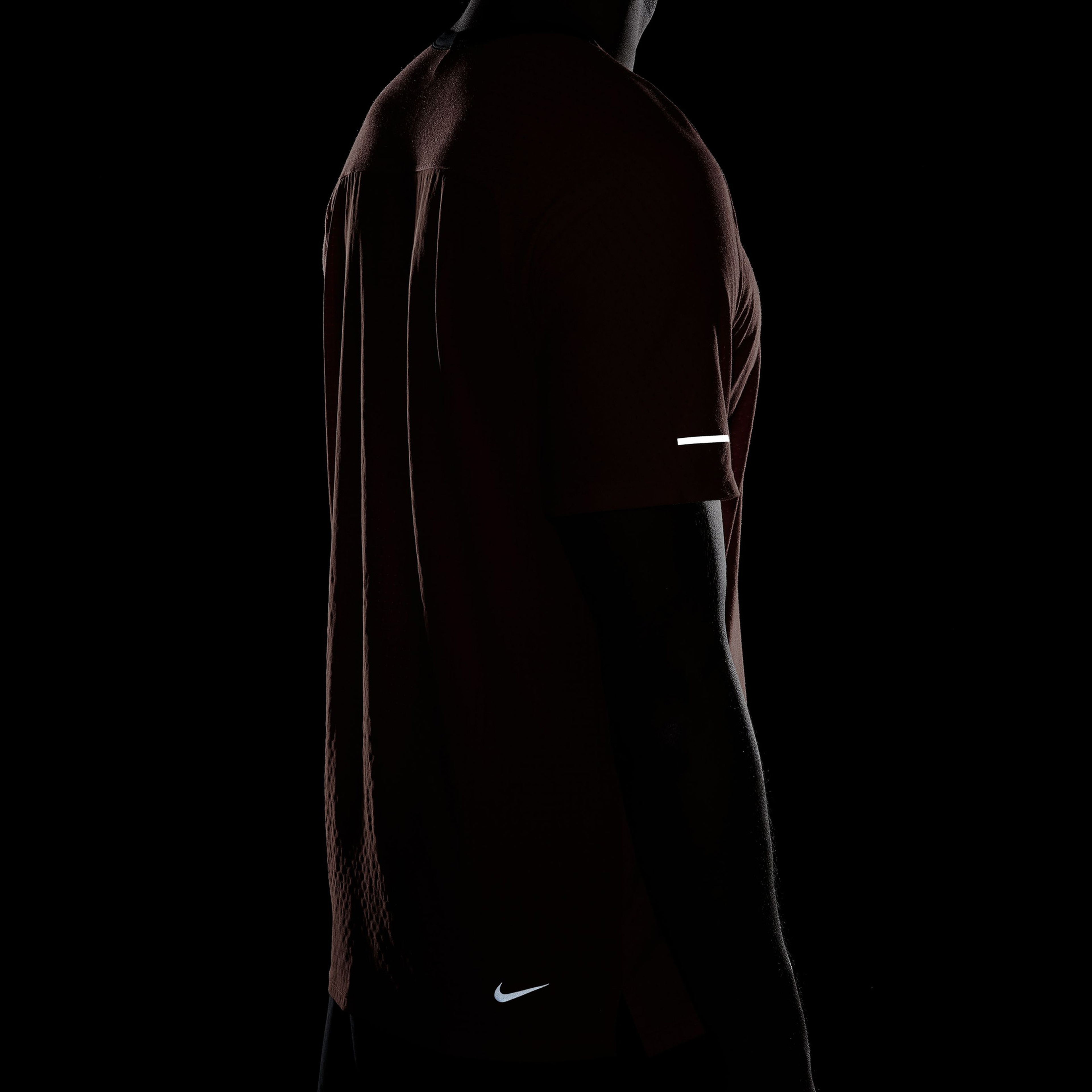 Nike Dri-Fit Trail Solar Chase Erkek Turuncu T-Shirt