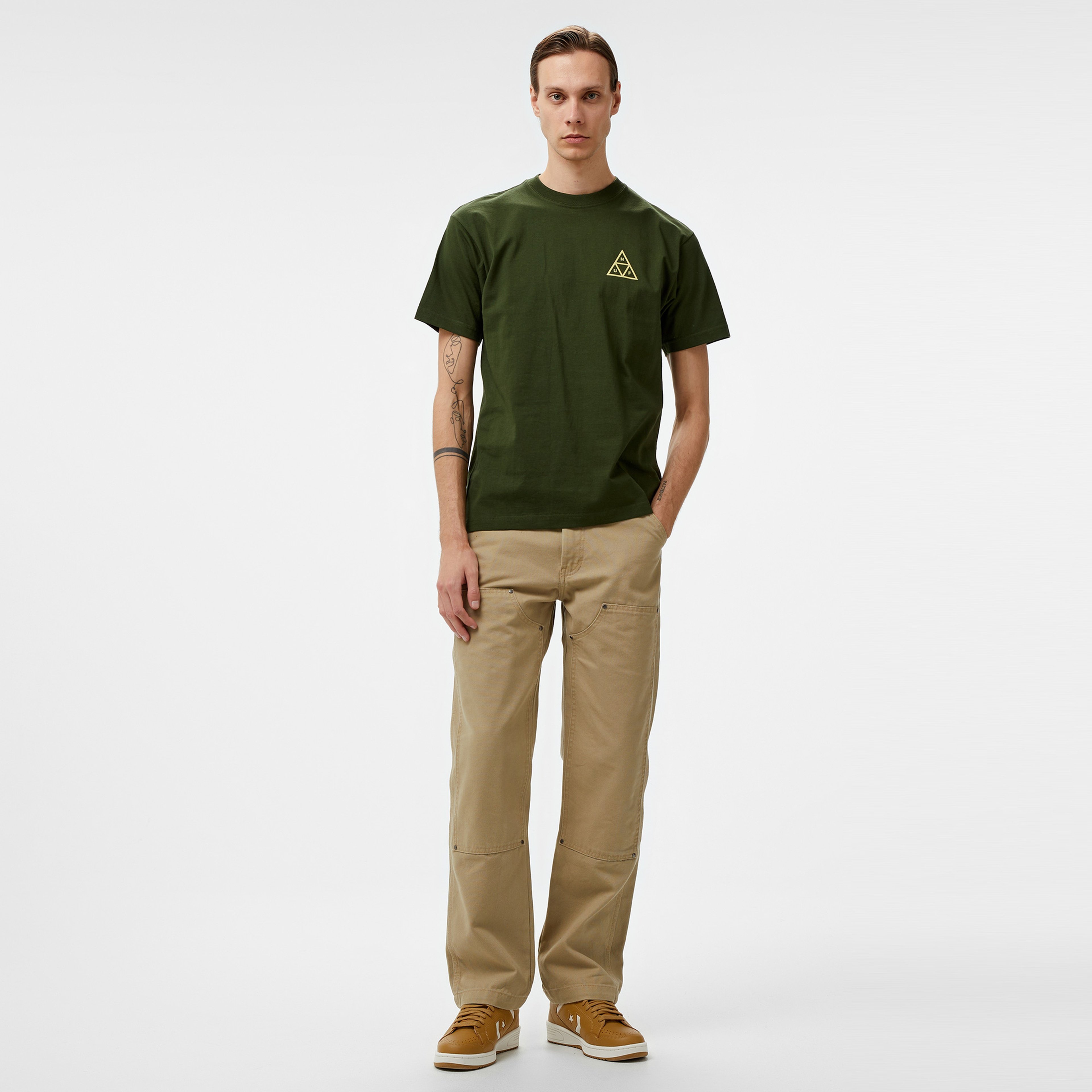 HUF Set Erkek Yeşil T-Shirt