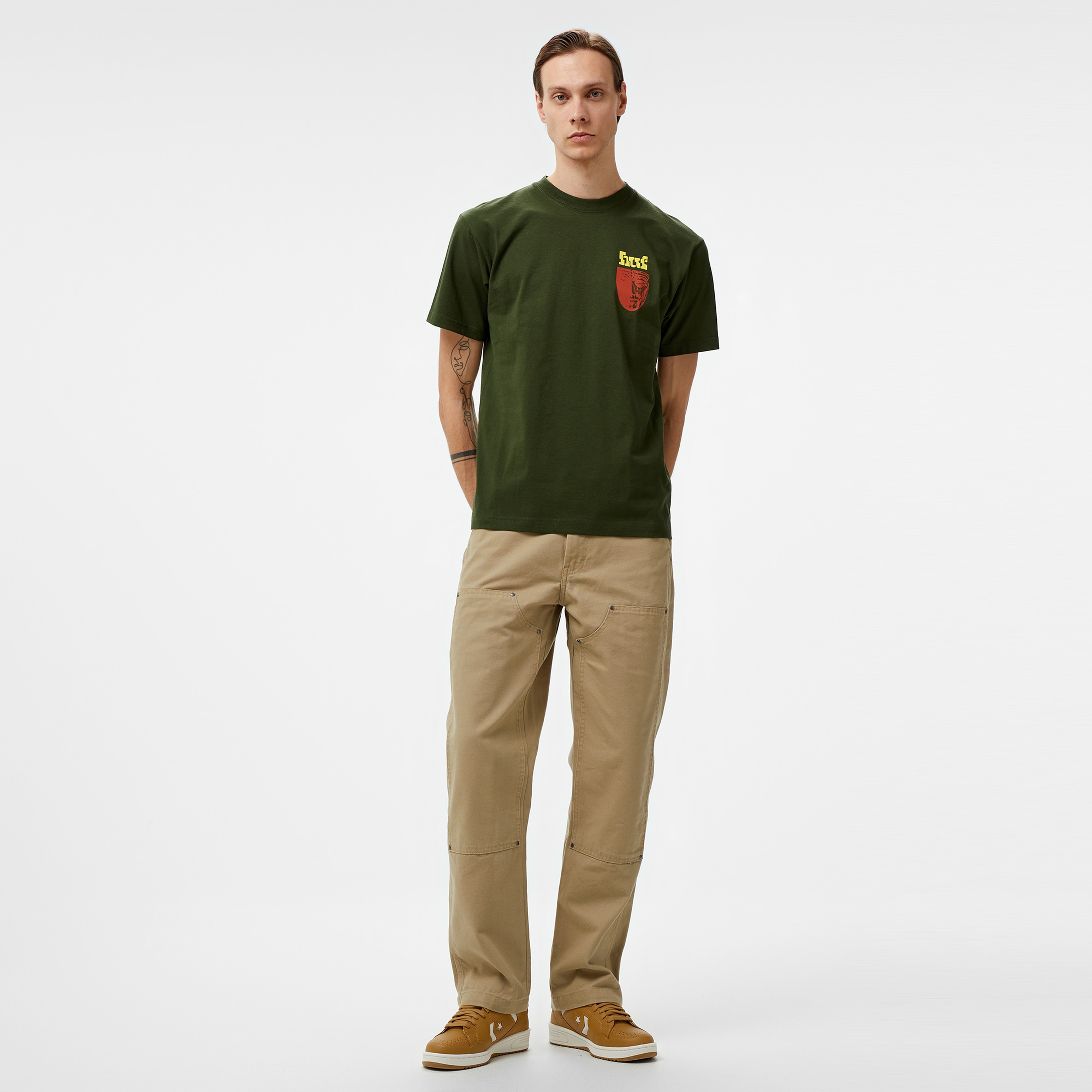 HUF Rhythms Erkek Yeşil T-Shirt