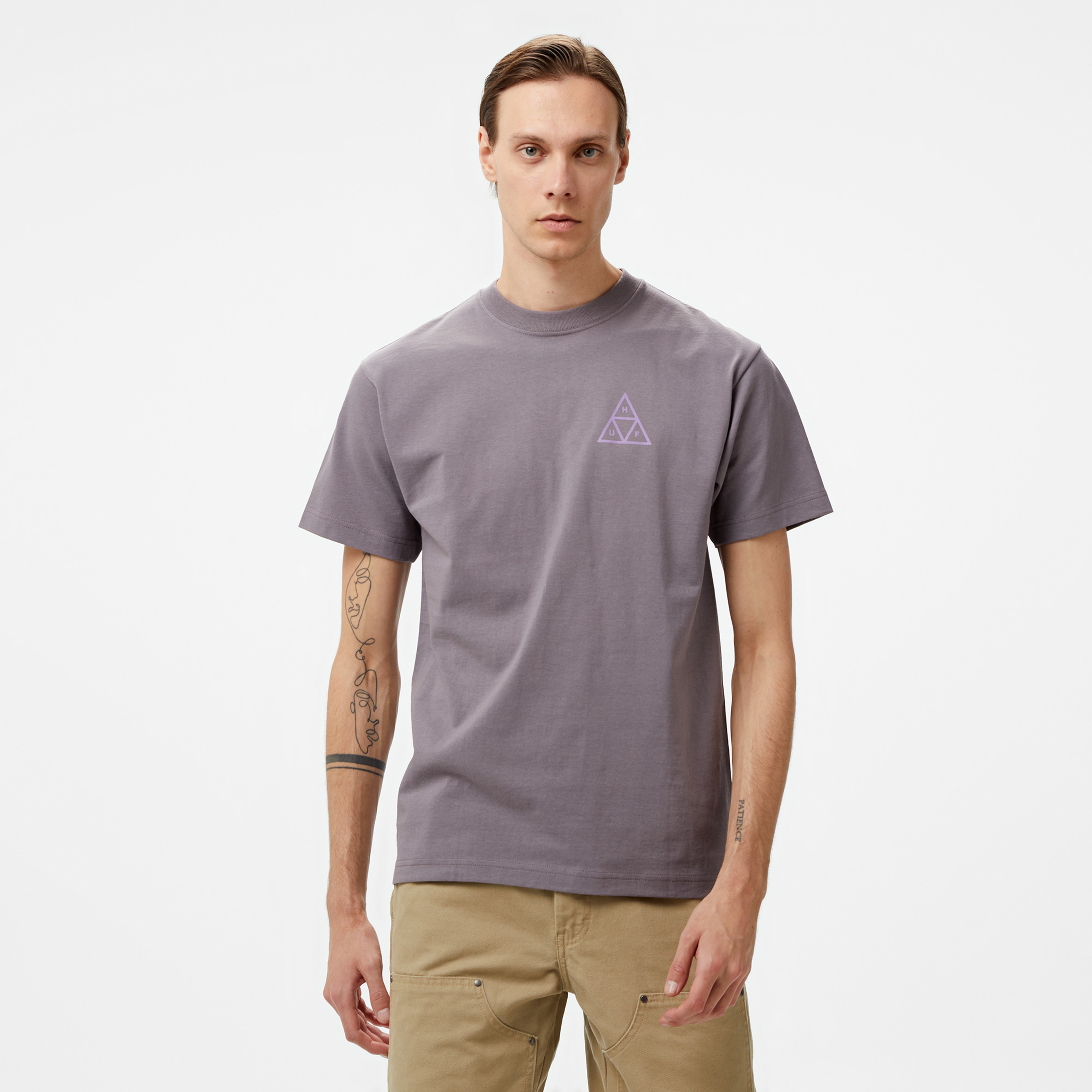 HUF Set Erkek Mor T-Shirt