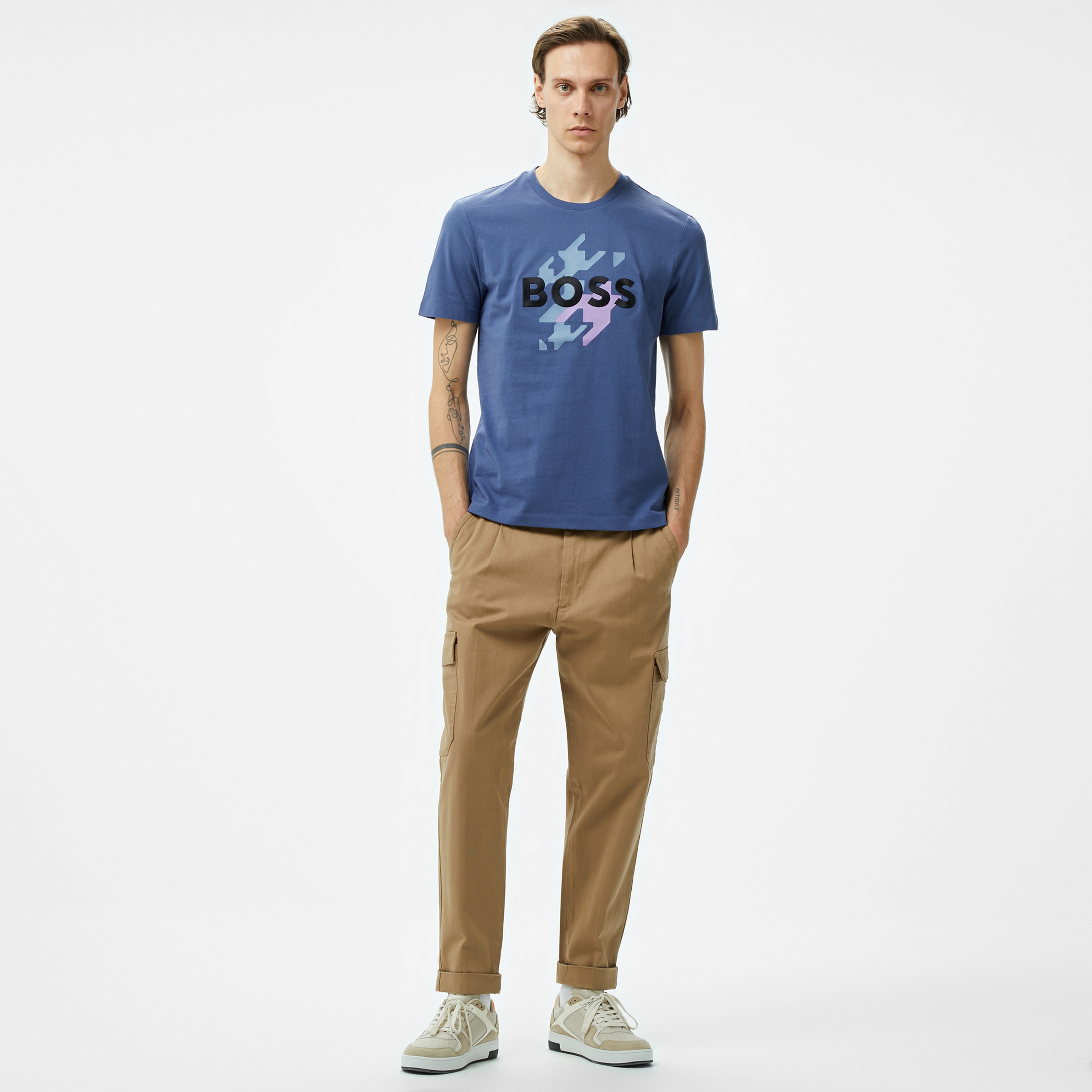 Boss C-Thompson 06 Erkek Lacivert T-Shirt