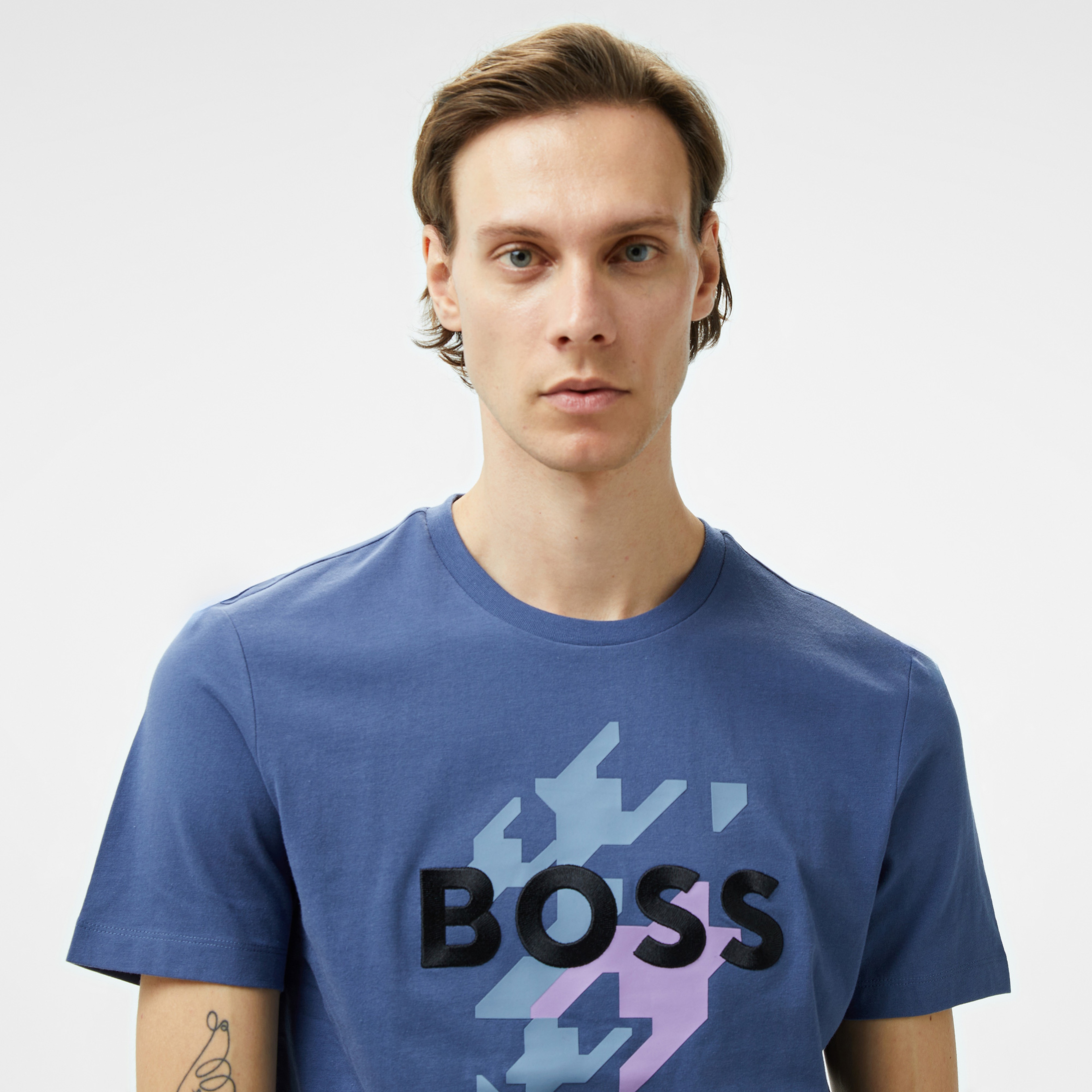 Boss C-Thompson 06 Erkek Lacivert T-Shirt