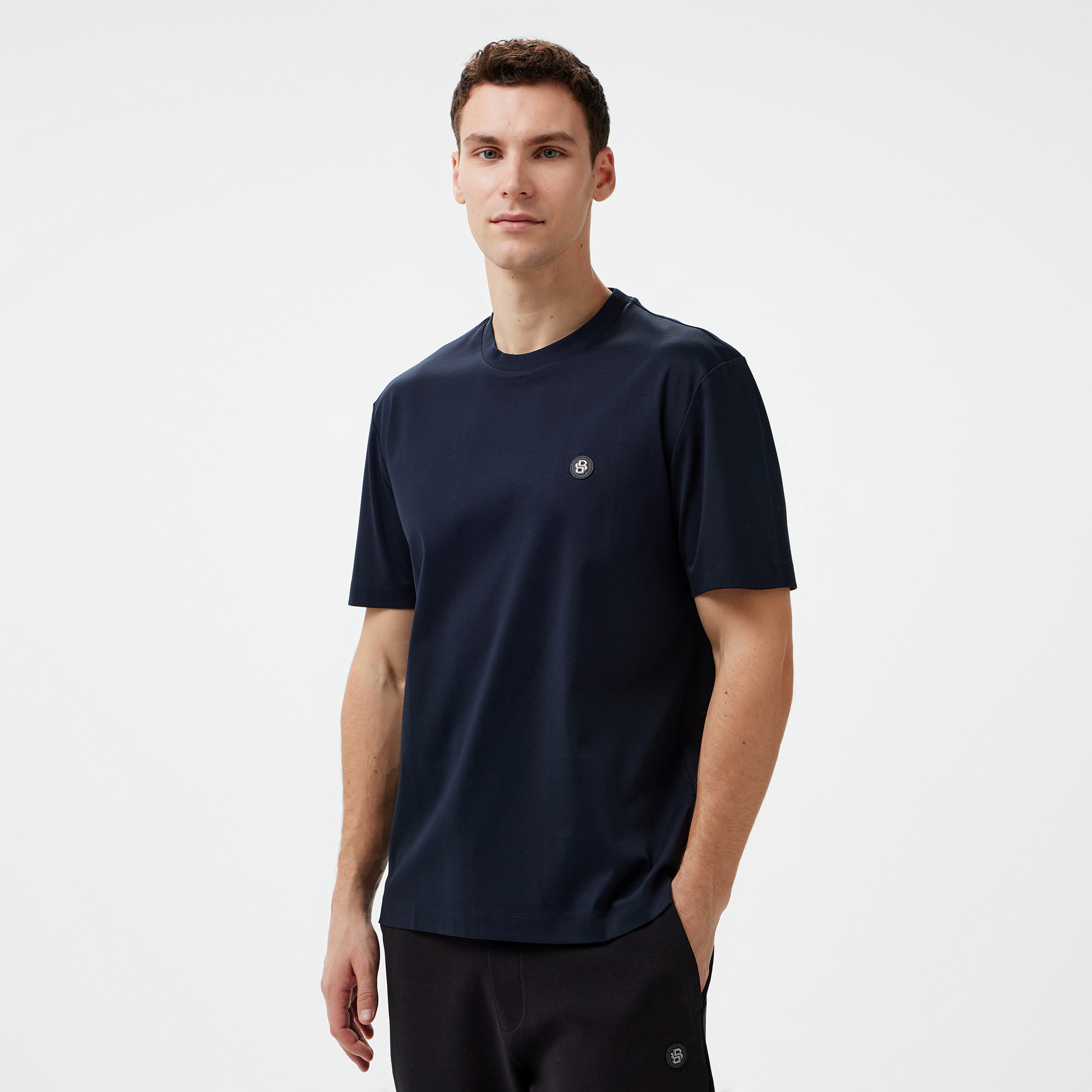 Boss C-Taut 01 Erkek Mavi T-Shirt