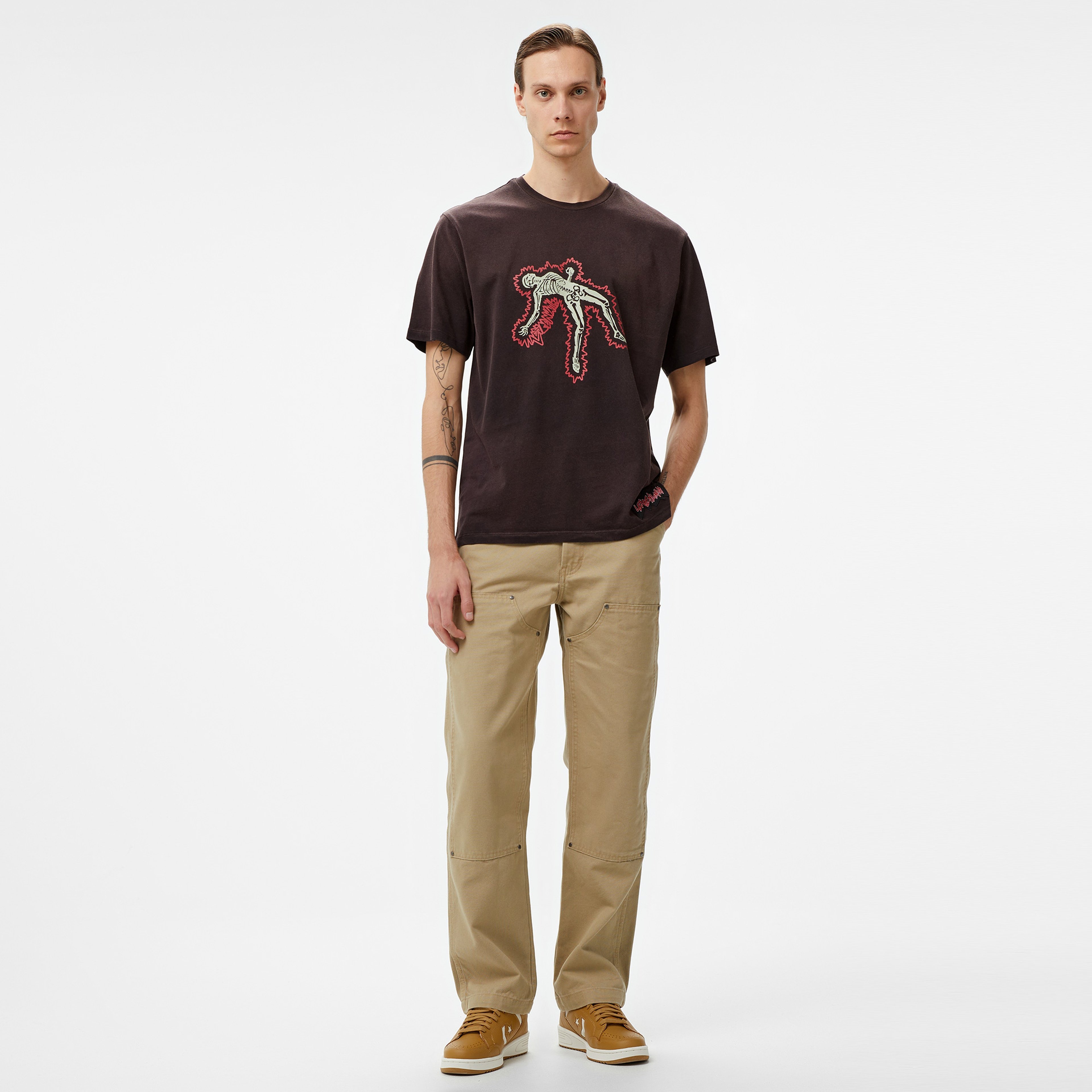 Les Benjamins 040 Erkek Siyah T-Shirt