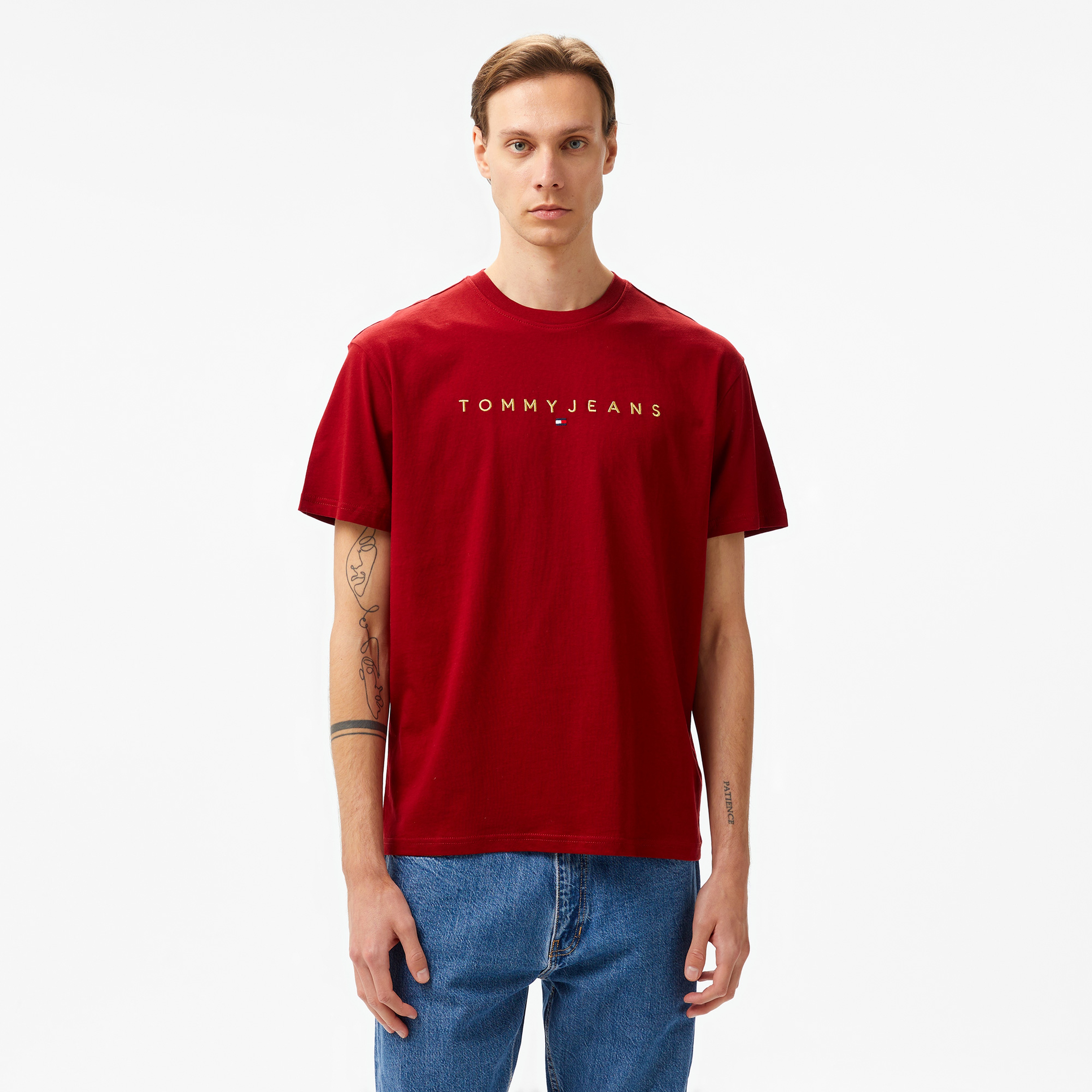 Tommy Jeans Erkek Kırmızı T-Shirt