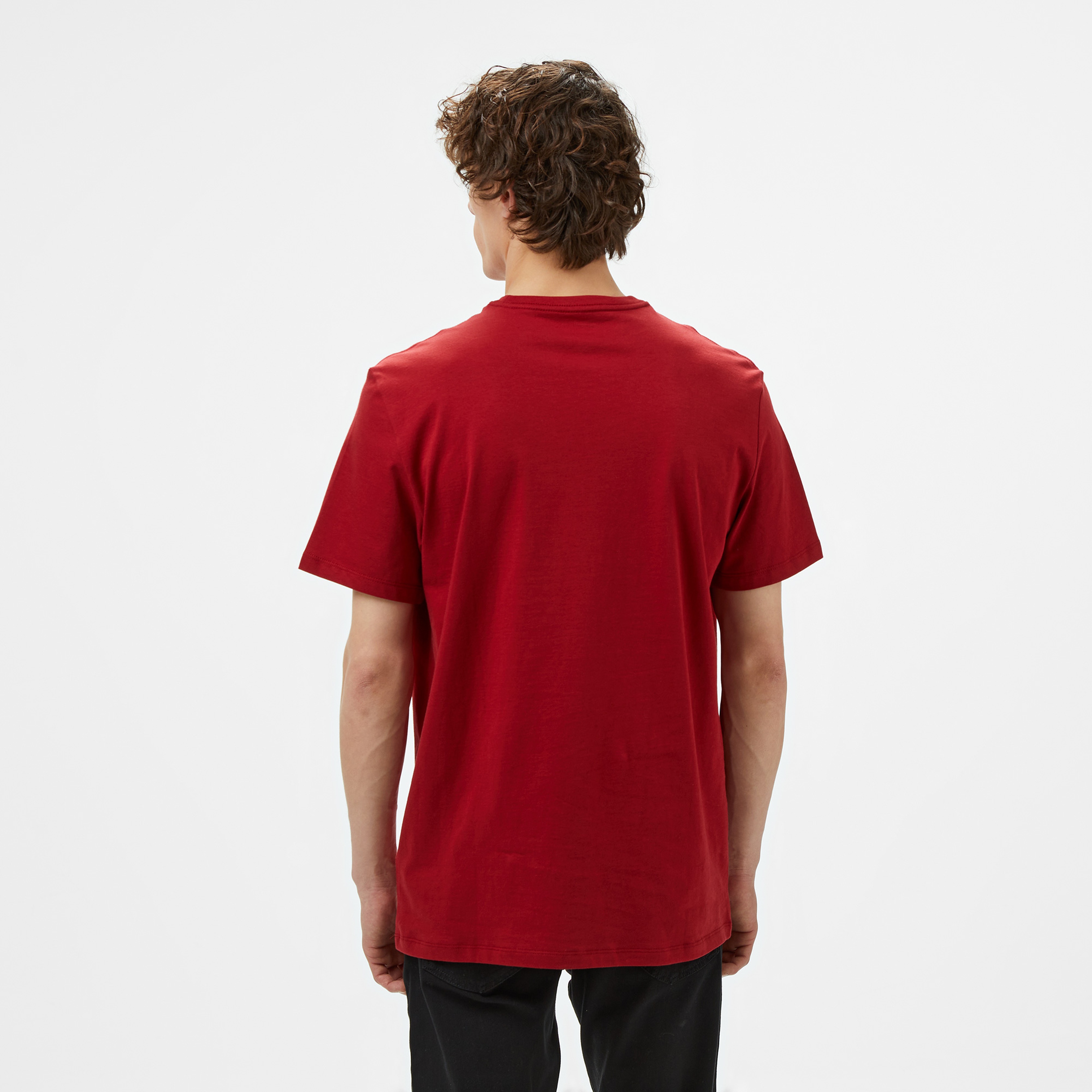 Calvin Klein Jeans Hero Monogram 30s Eu Opt Erkek Kırmızı T-Shirt