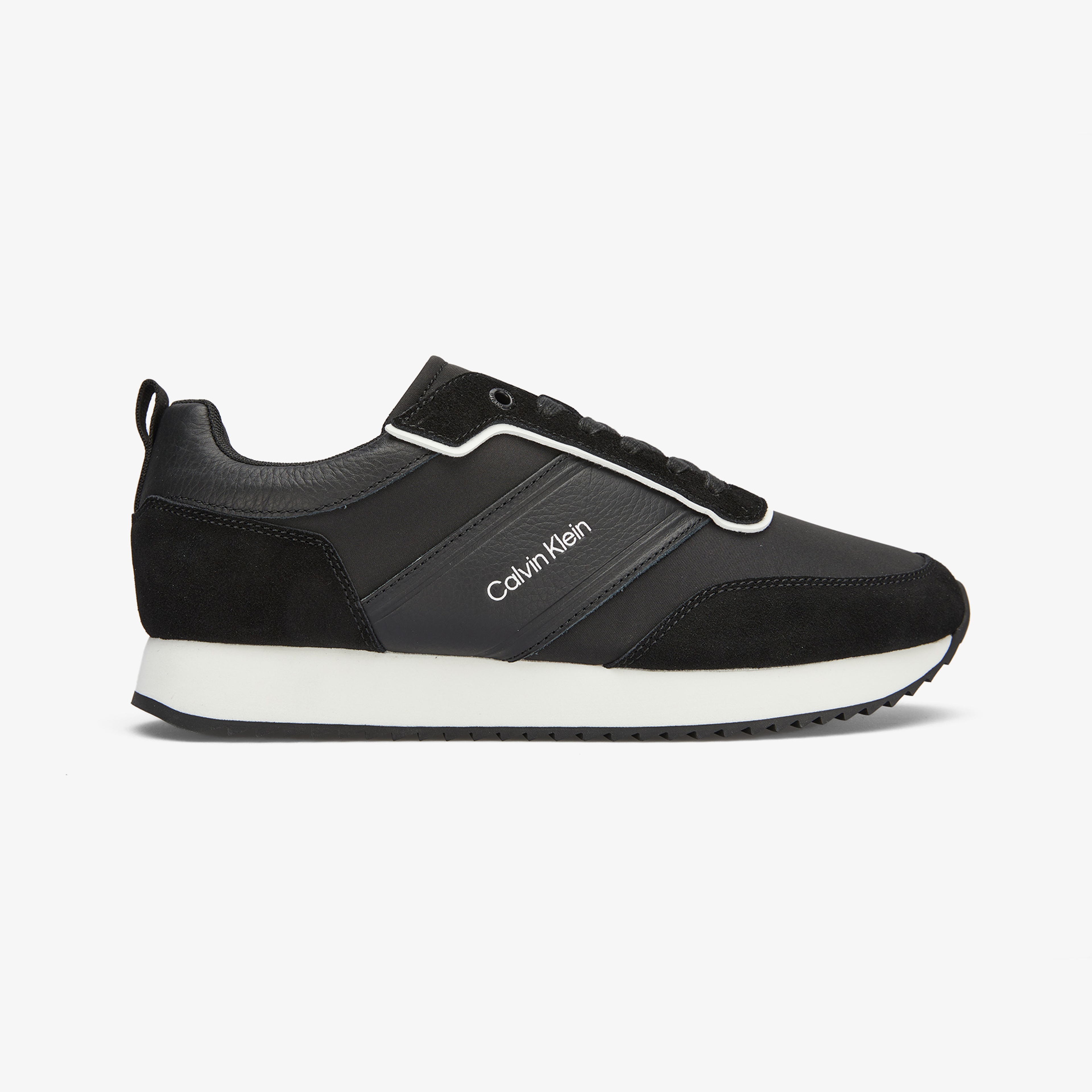 Calvin Klein Low Top Lace Up Mıx Erkek Siyah Spor Ayakkabı