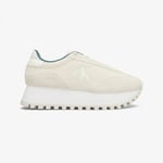 Calvin Klein Jeans Runner Laceup Ml Suede Kadın Bej Spor Ayakkabı