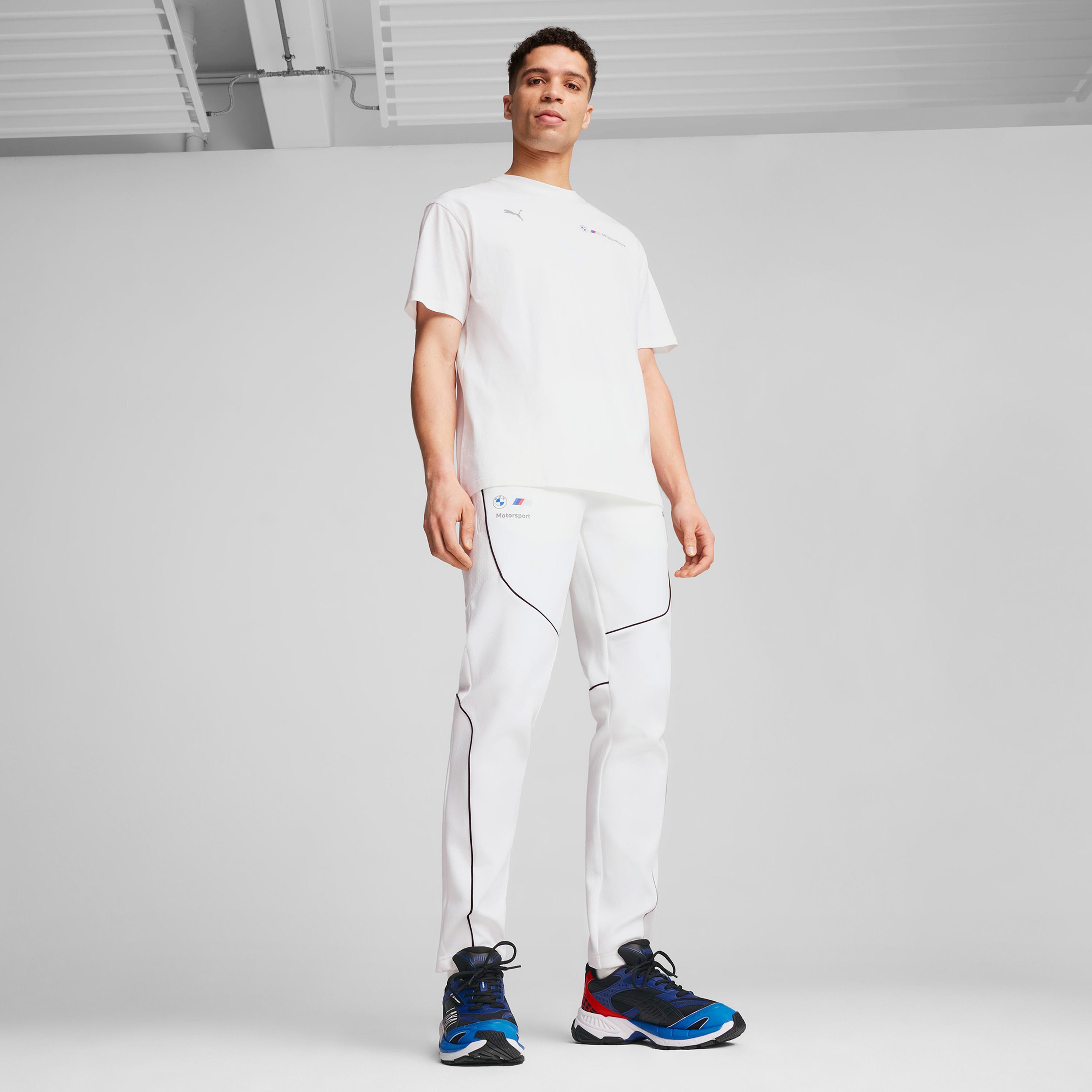 Puma Bmw Mms New Ess Logo Erkek Beyaz T-Shirt