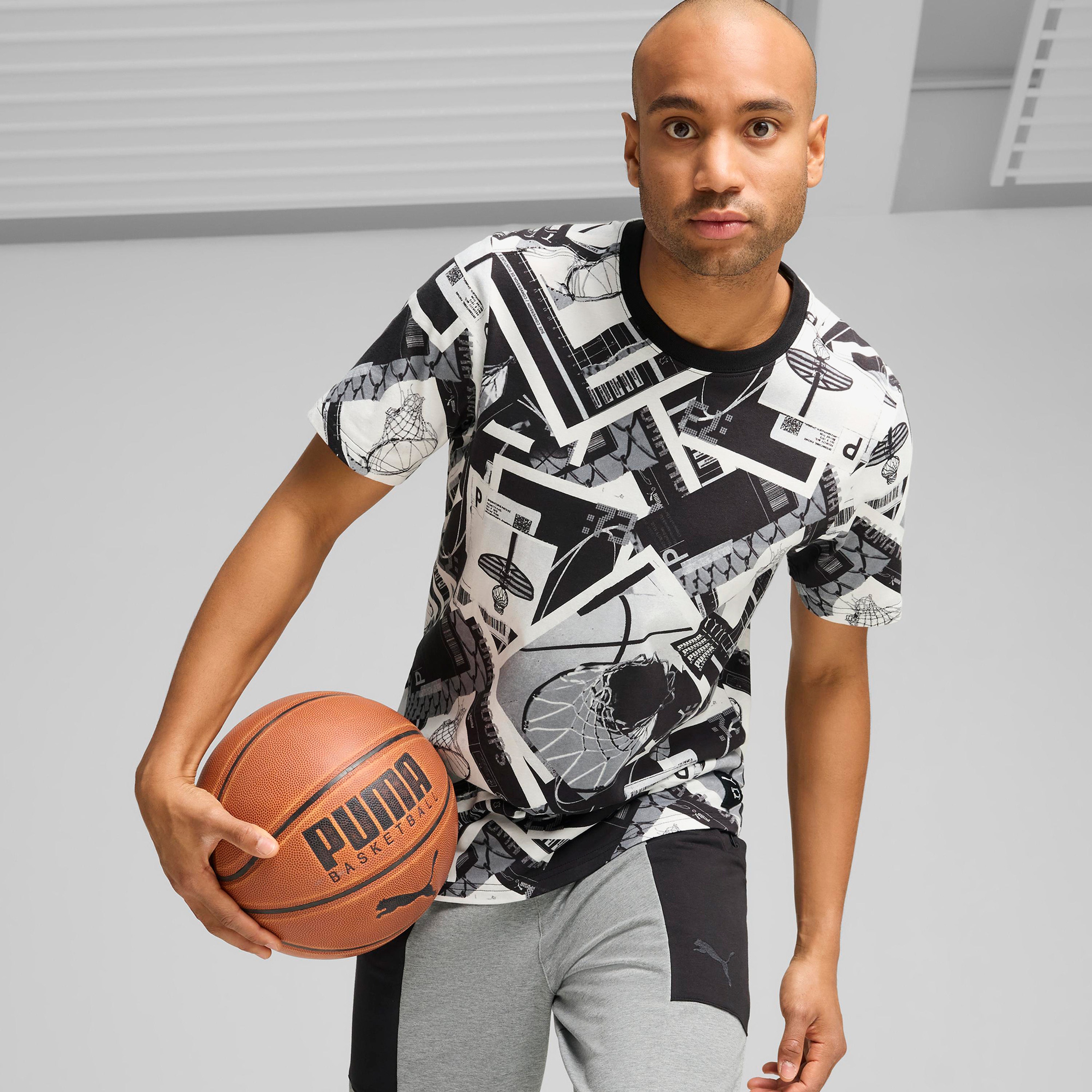 Puma Winning Shot Aop Erkek Siyah T-Shirt