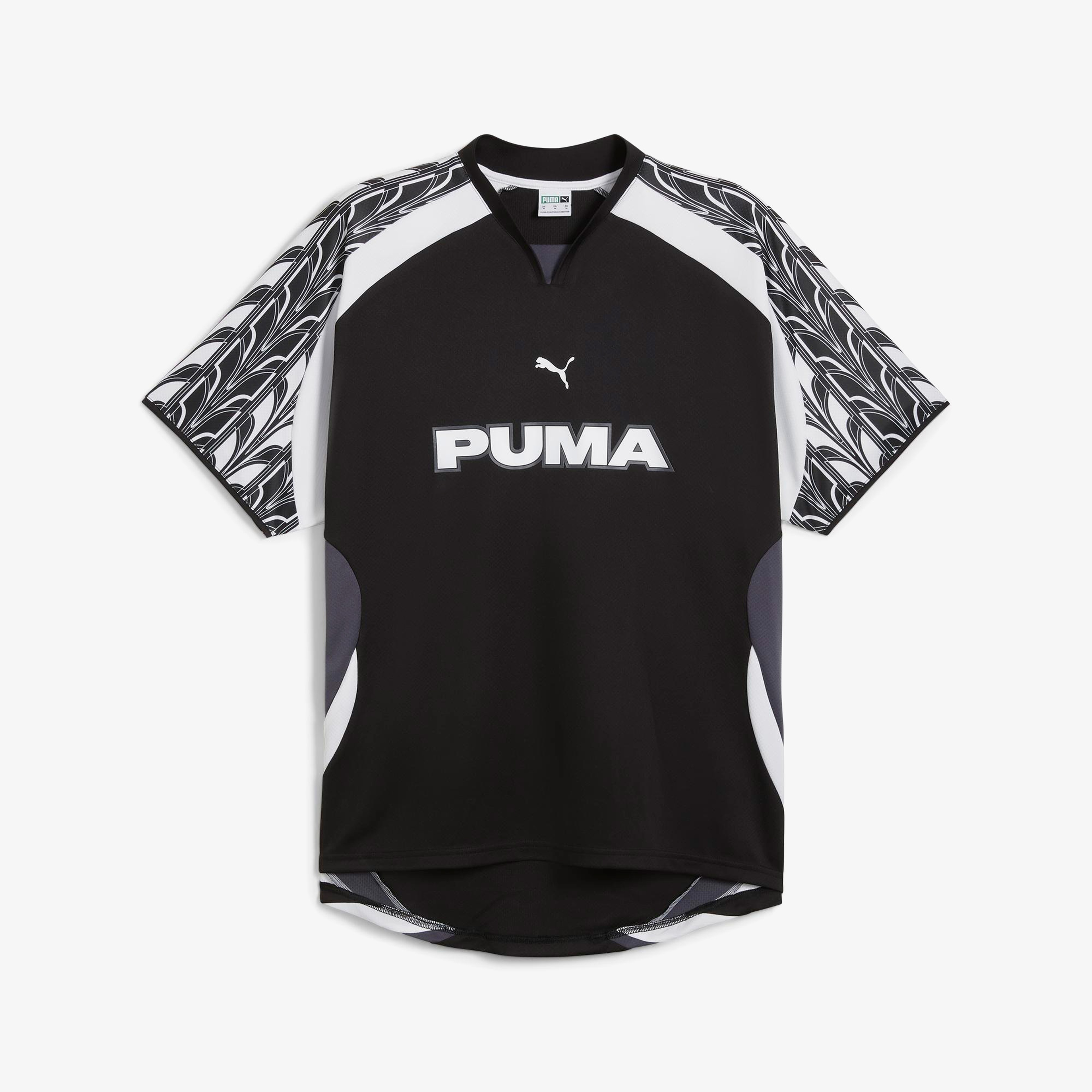 Puma Football Jersey Relaxed Unisex Siyah T-Shirt