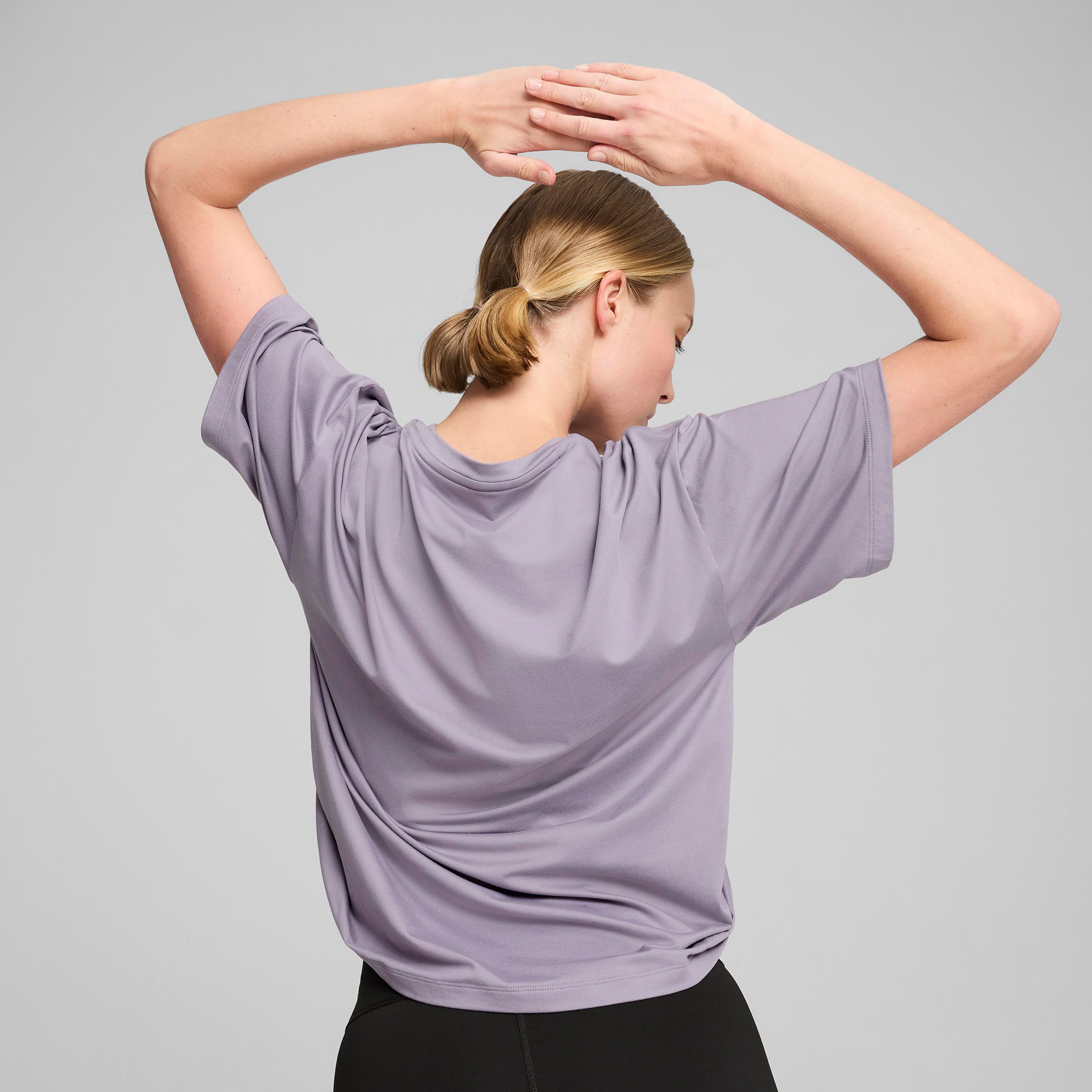 Puma Studio Twist Kadın Lila T-Shirt