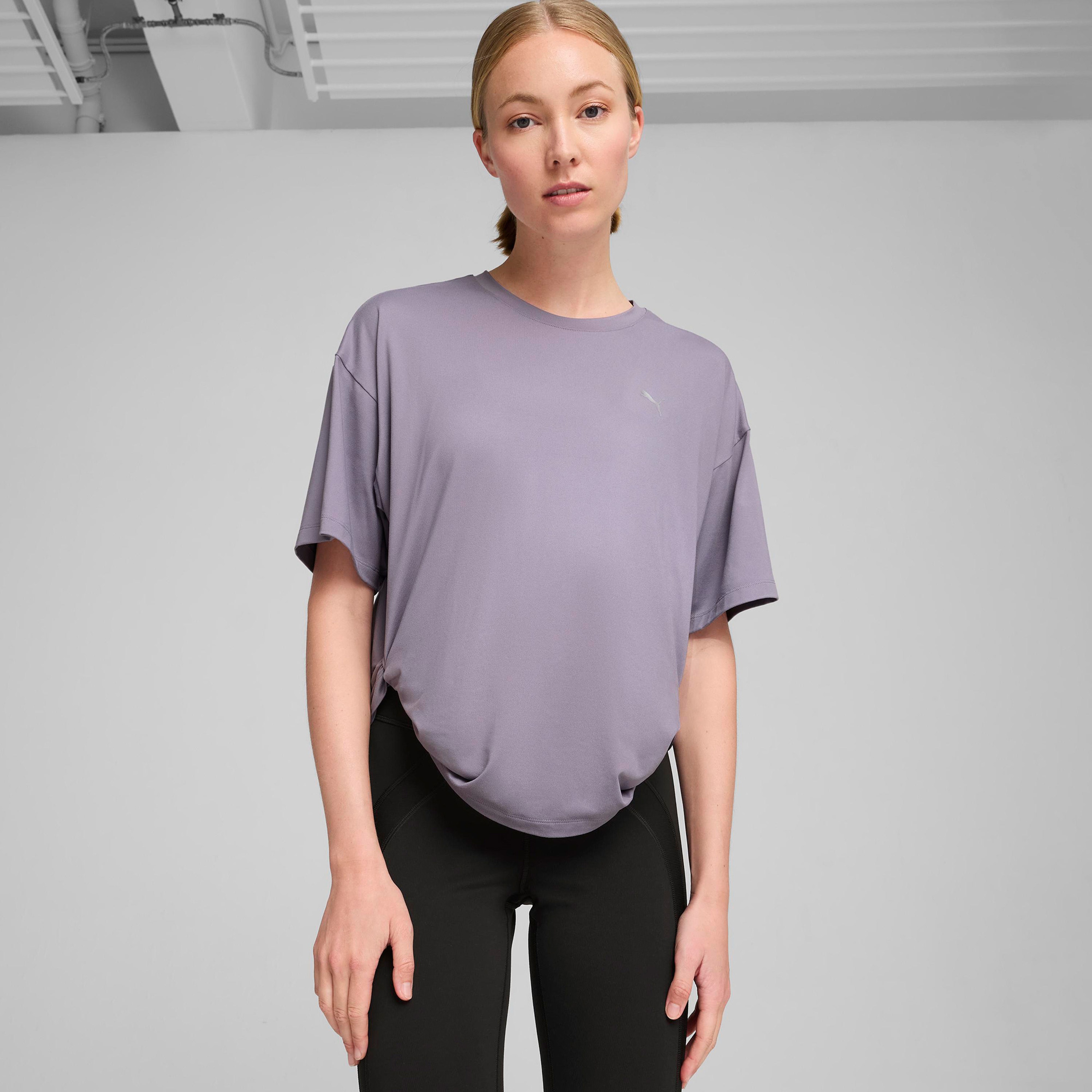 Puma Studio Twist Kadın Lila T-Shirt