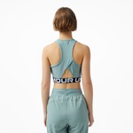 Under Armour HeatGear Rib Kadın Yeşil Bra