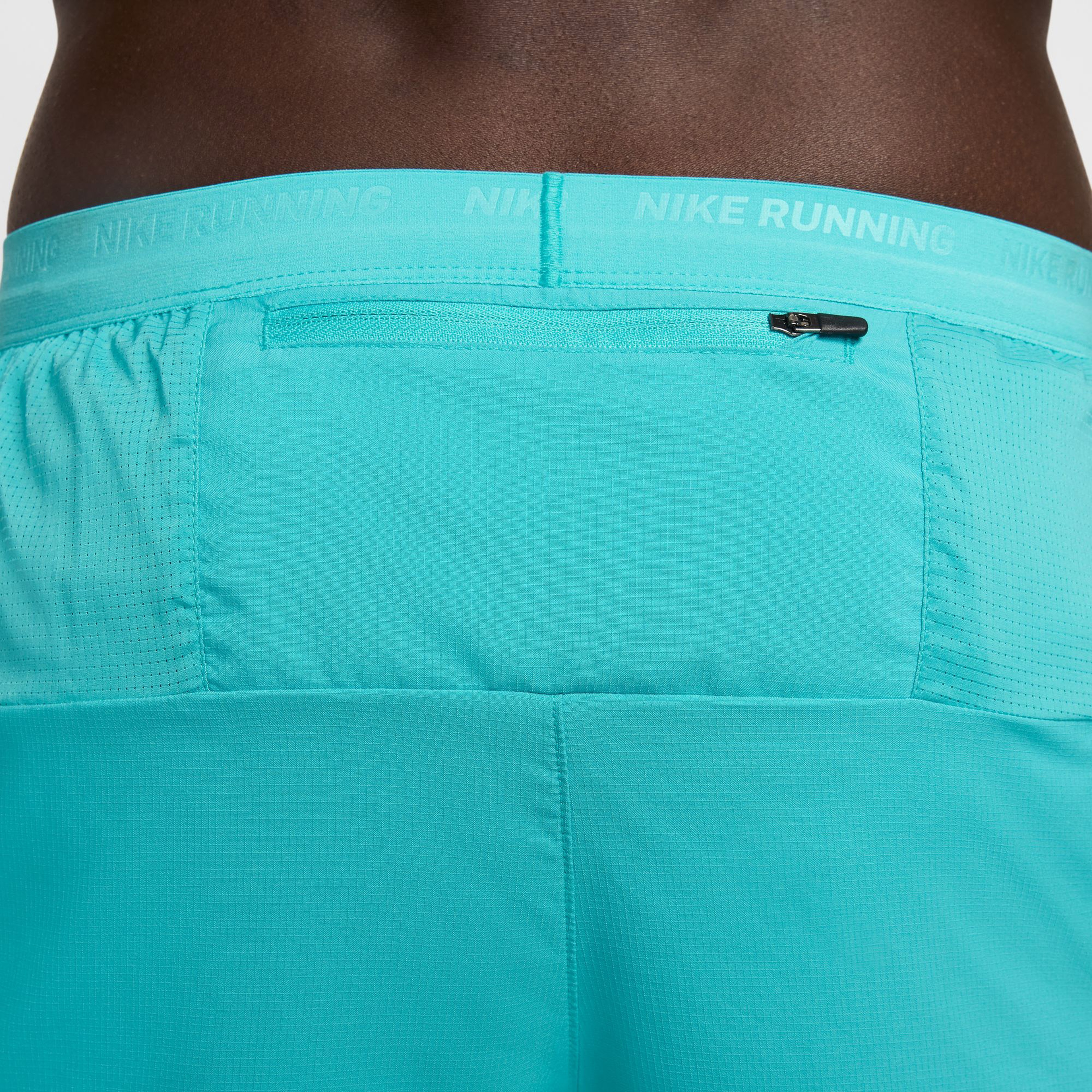 Nike Dri-Fit Stride 5in Erkek Mavi Koşu Şortu