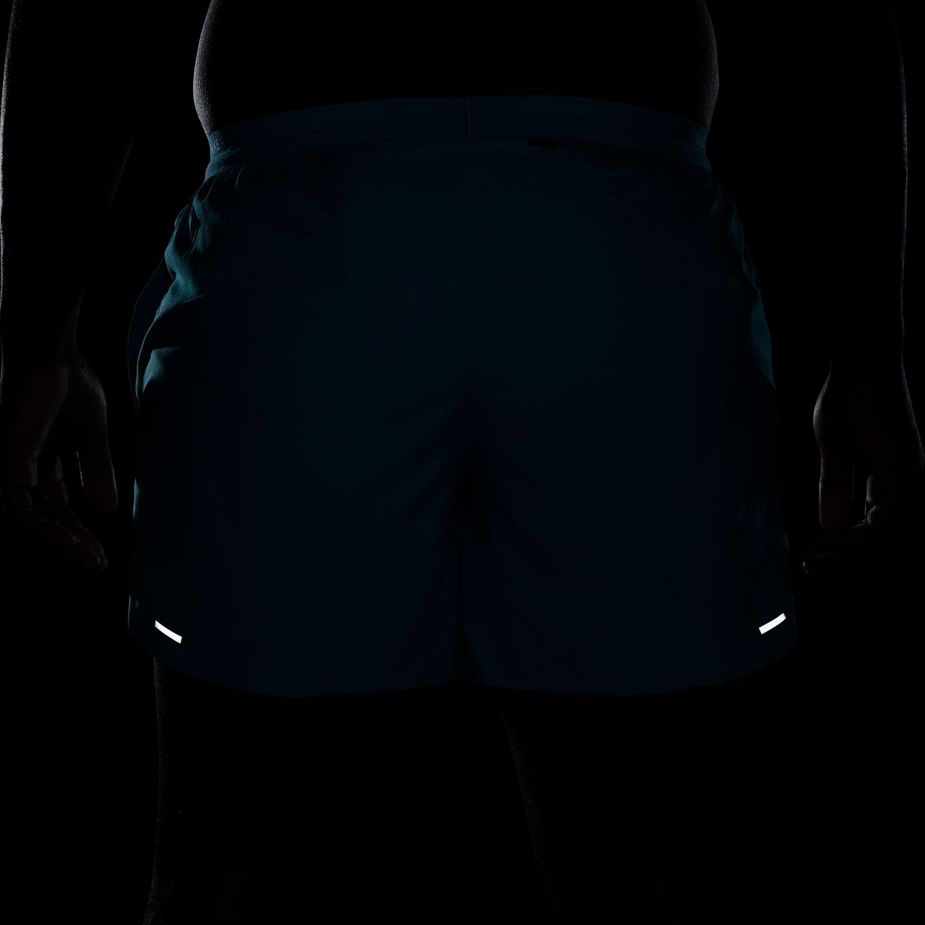 Nike Dri-Fit Stride 5in Erkek Mavi Koşu Şortu