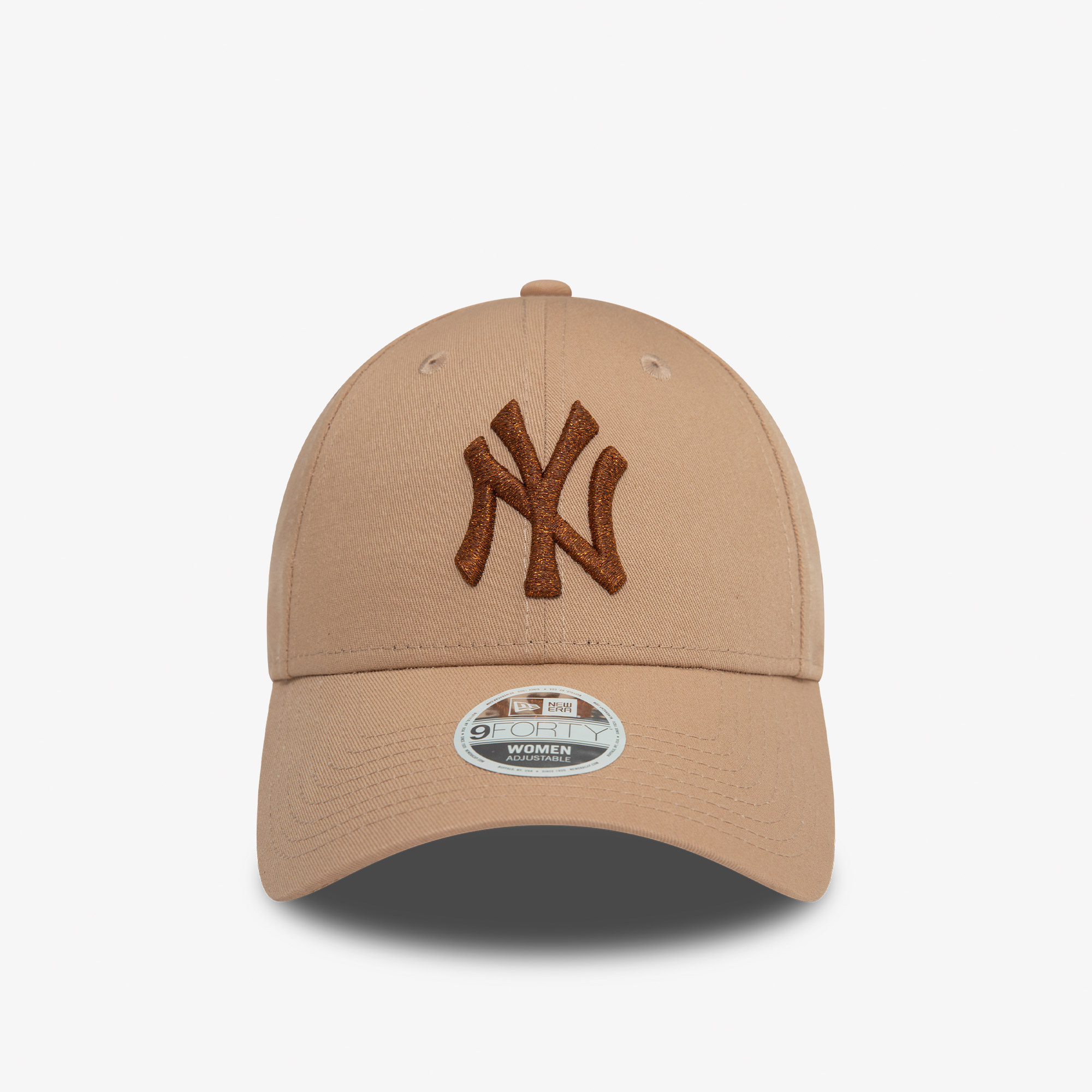 New Era Metallic 9Forty Neyyan Tta Kadın Bej Şapka