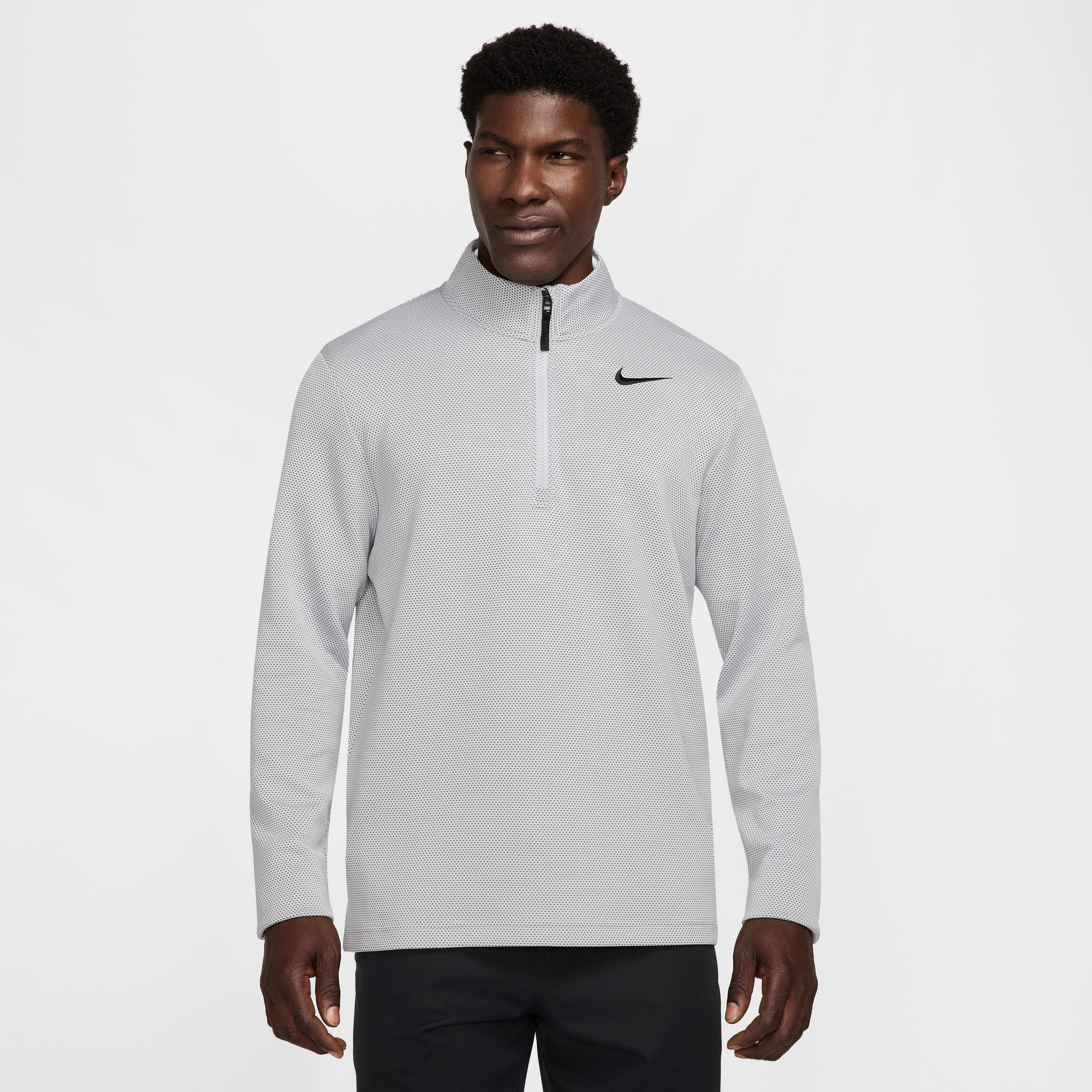 Nike Victory Erkek Gri Golf Sweatshirt
