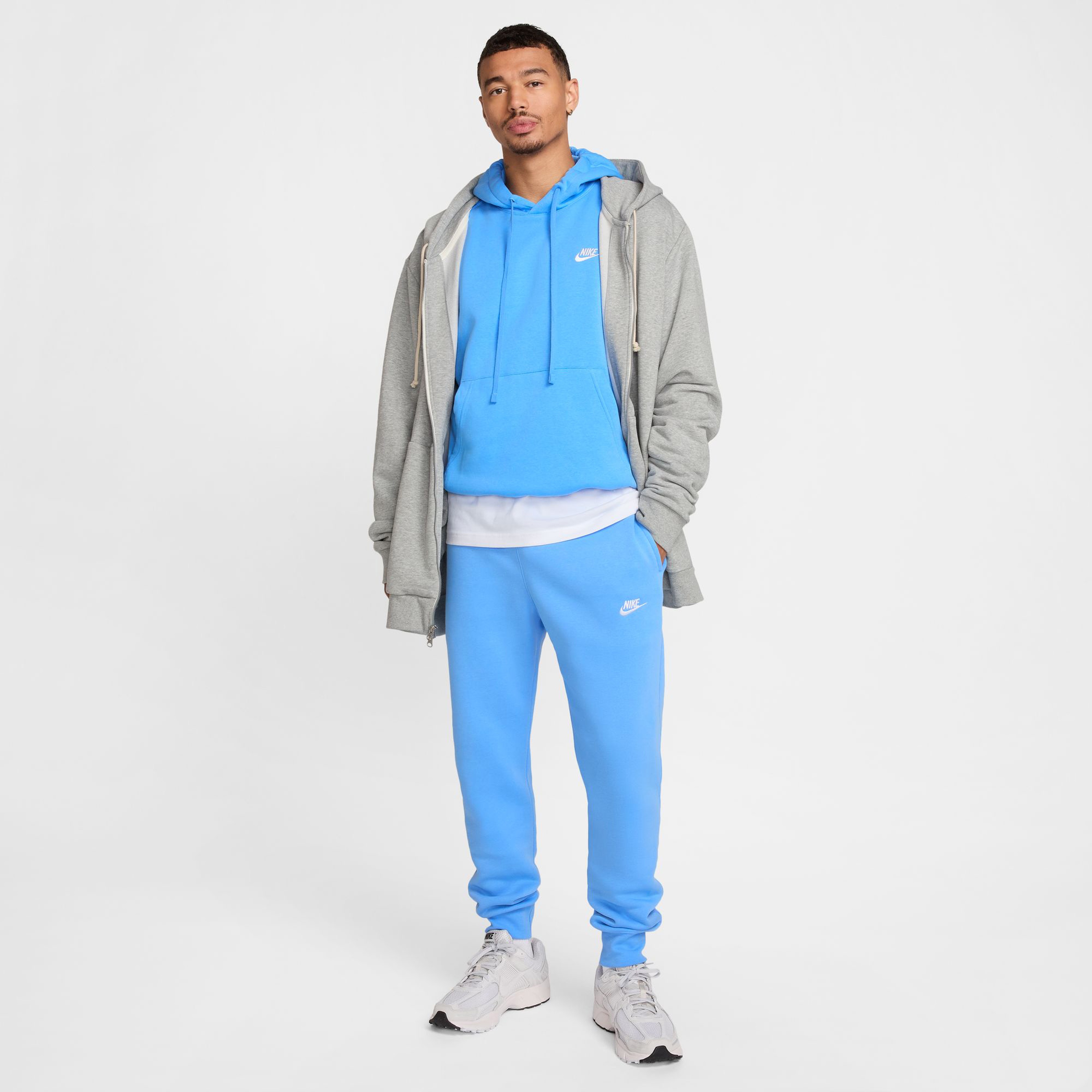 Nike Sportswear Club Fleece Erkek Mavi Eşofman Altı