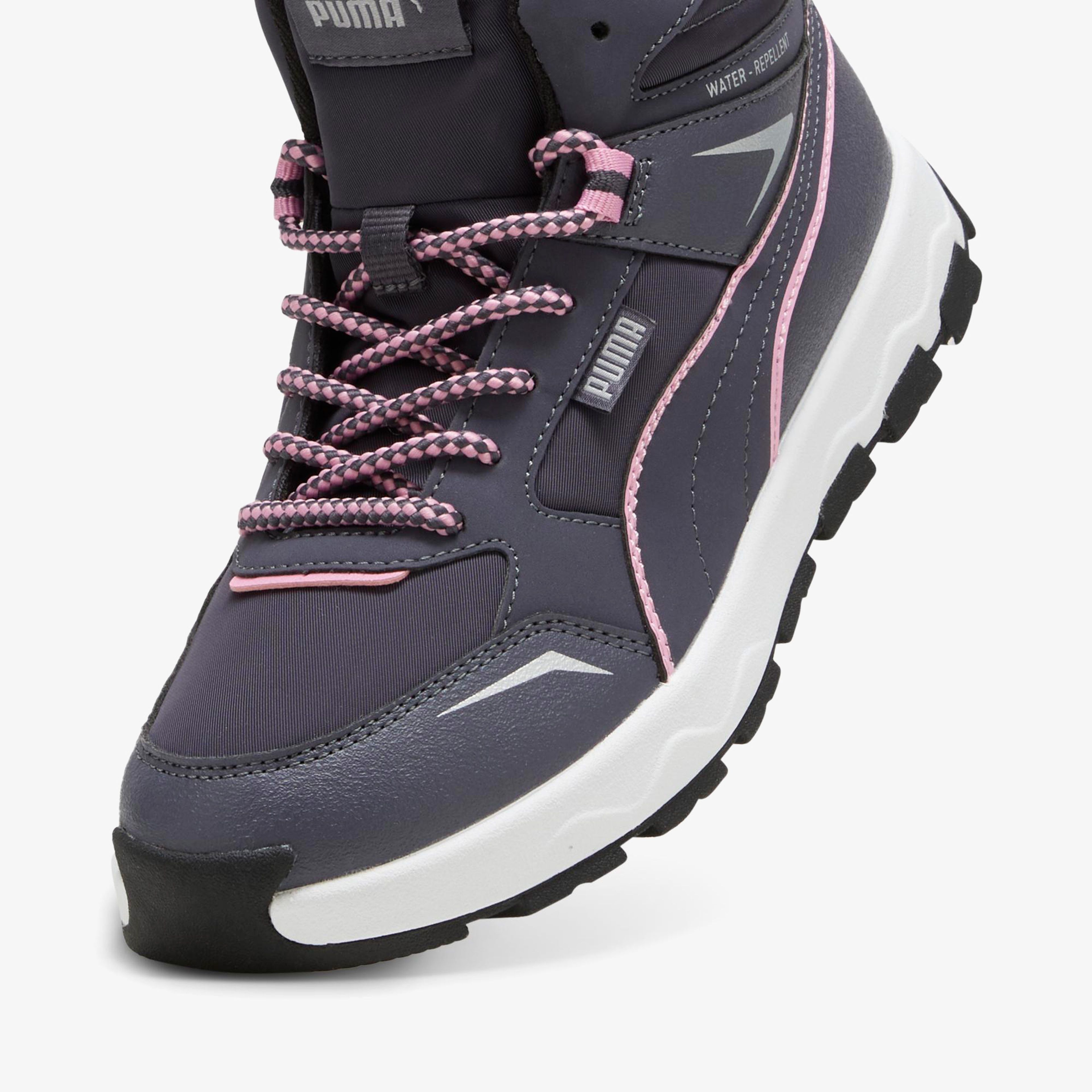 Puma Evolve Trail Jr Çocuk Gri Spor Ayakkabı