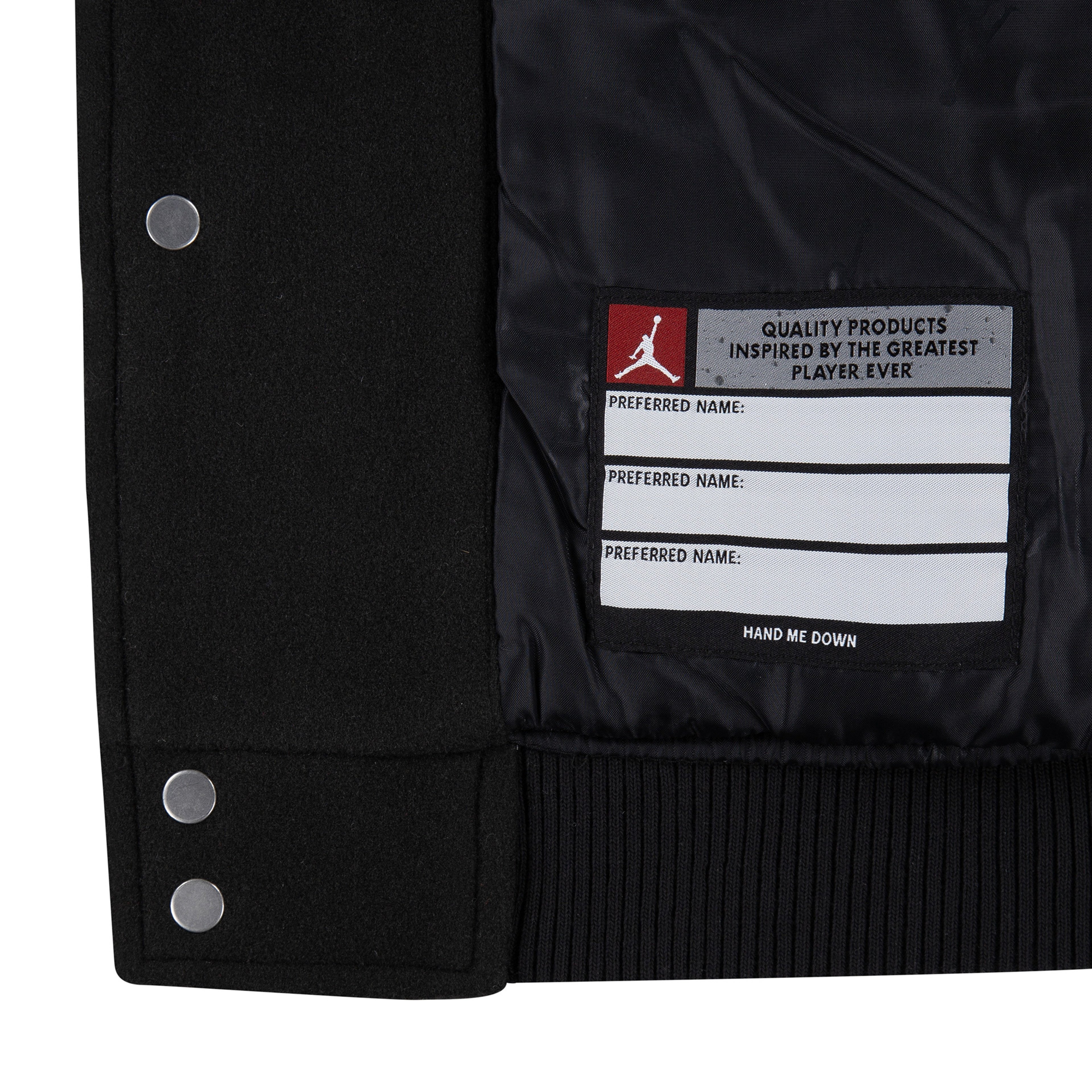 Jordan Varsity Çocuk Siyah Günlük Mont