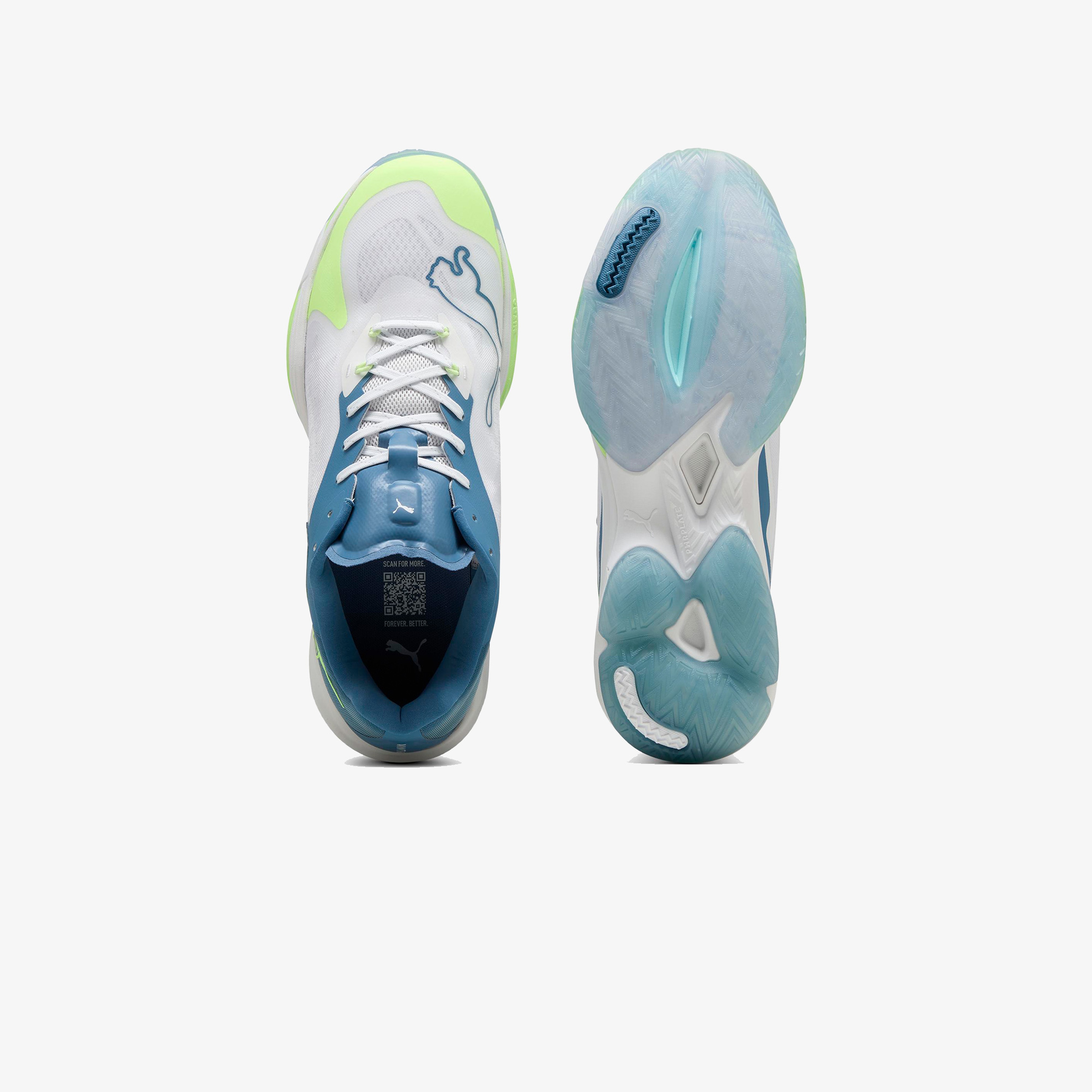 Puma Vantage Nitro Erkek Beyaz Voleybol Ayakkabısı
